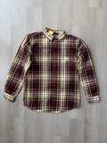 Carhartt Loose Fit Burgundy Flannel