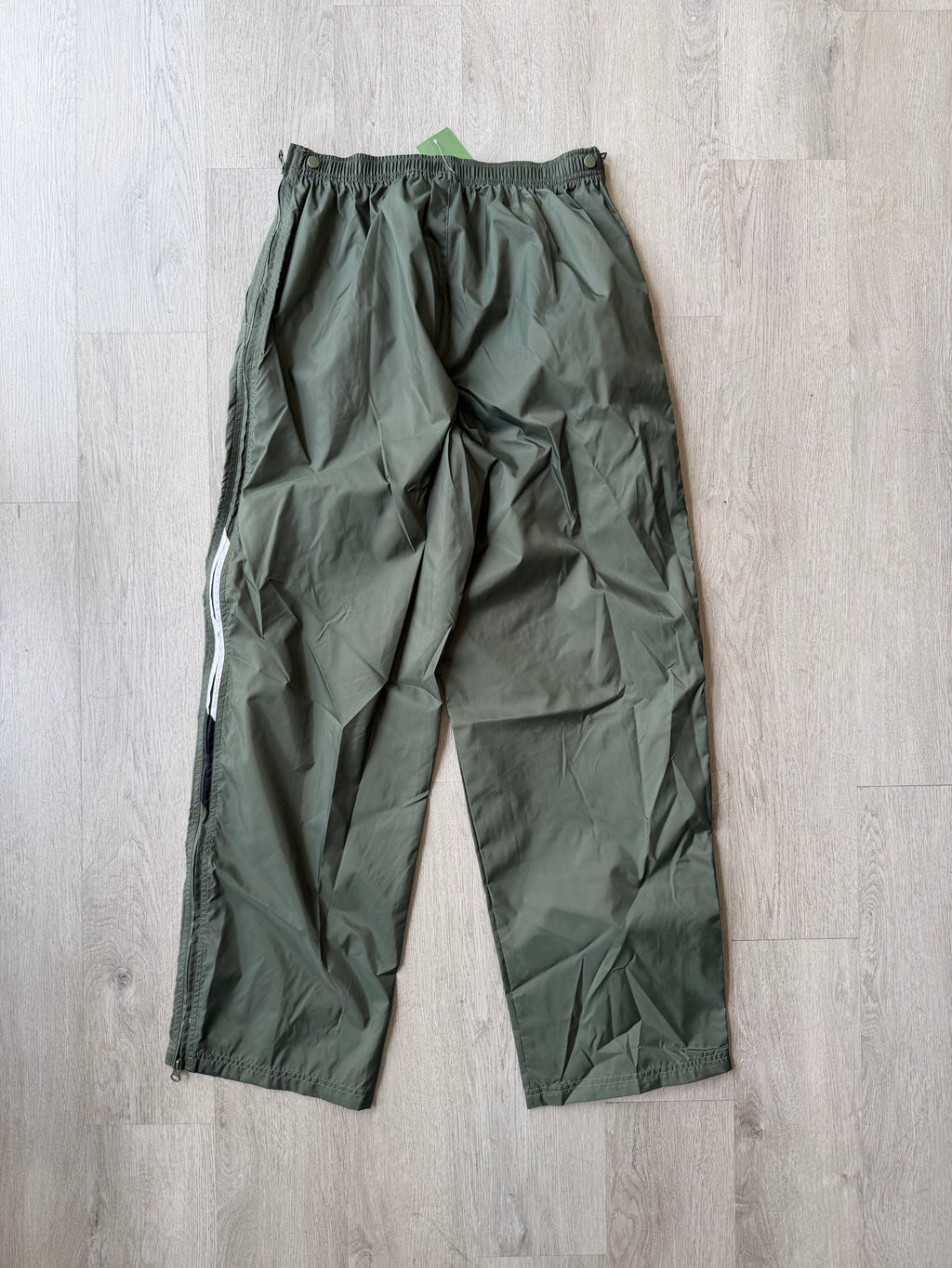 Nike Green Straight Leg Nylon Pants