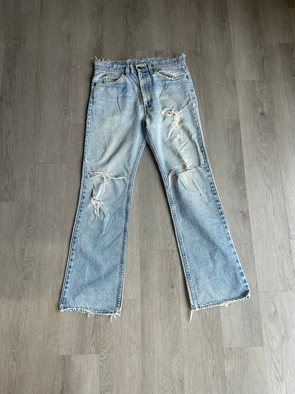 Vintage Distressed Levi’s Orange Tab Jeans