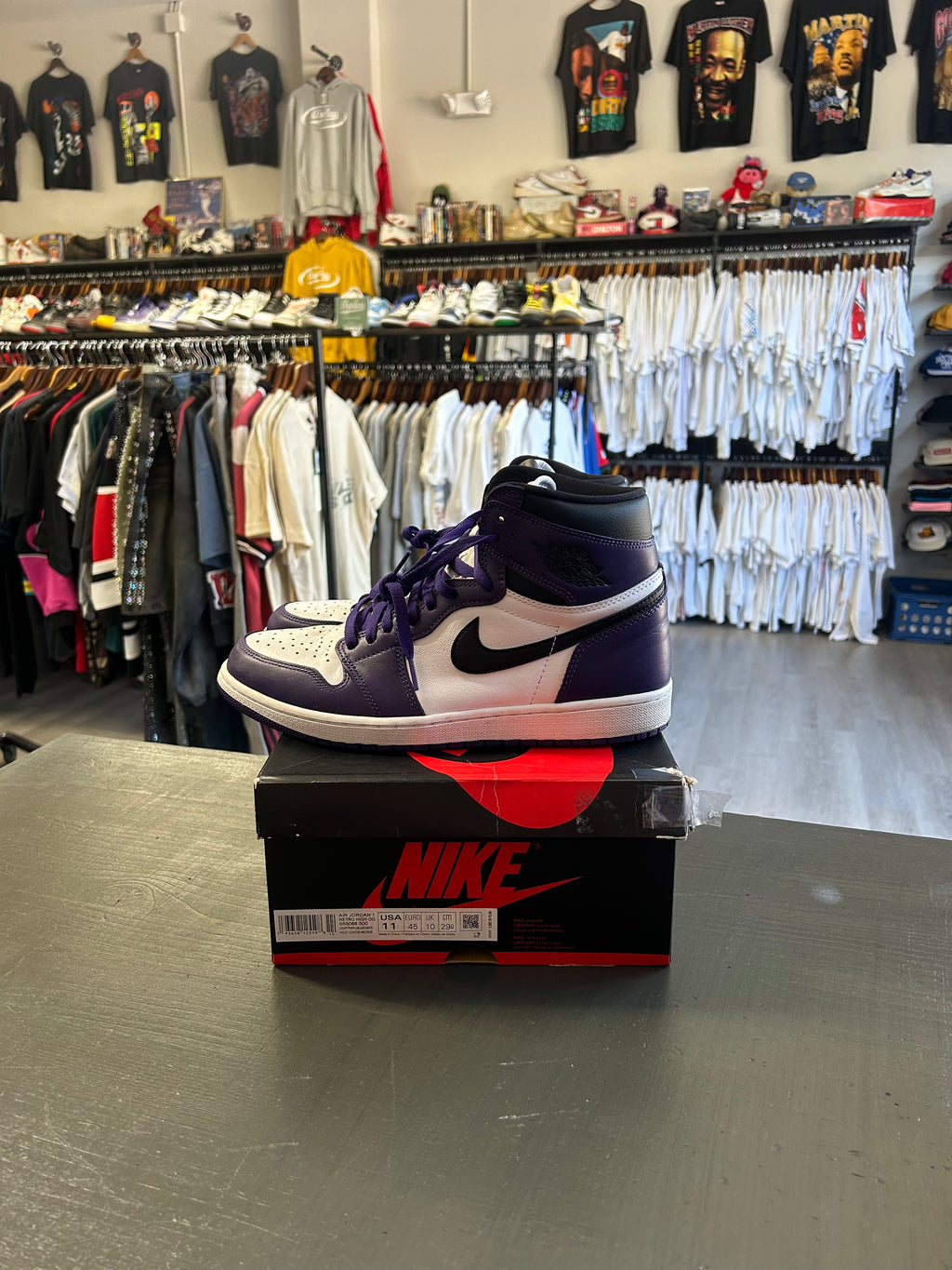 Pre-Owned Jordan 1 Retro High Court Purple White