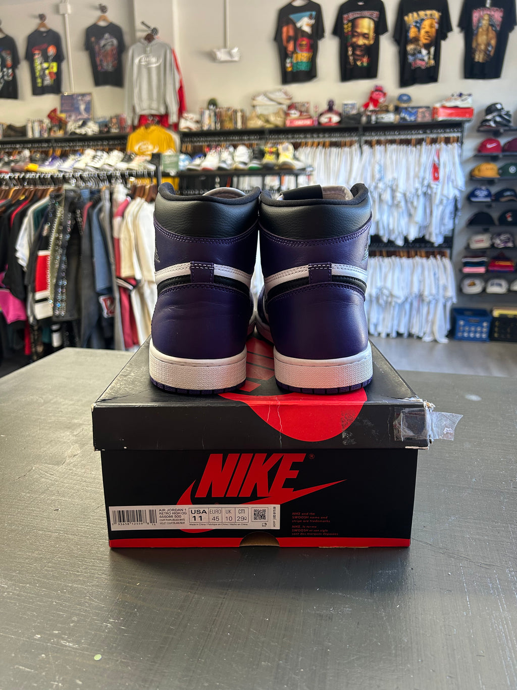 Pre-Owned Jordan 1 Retro High Court Purple White
