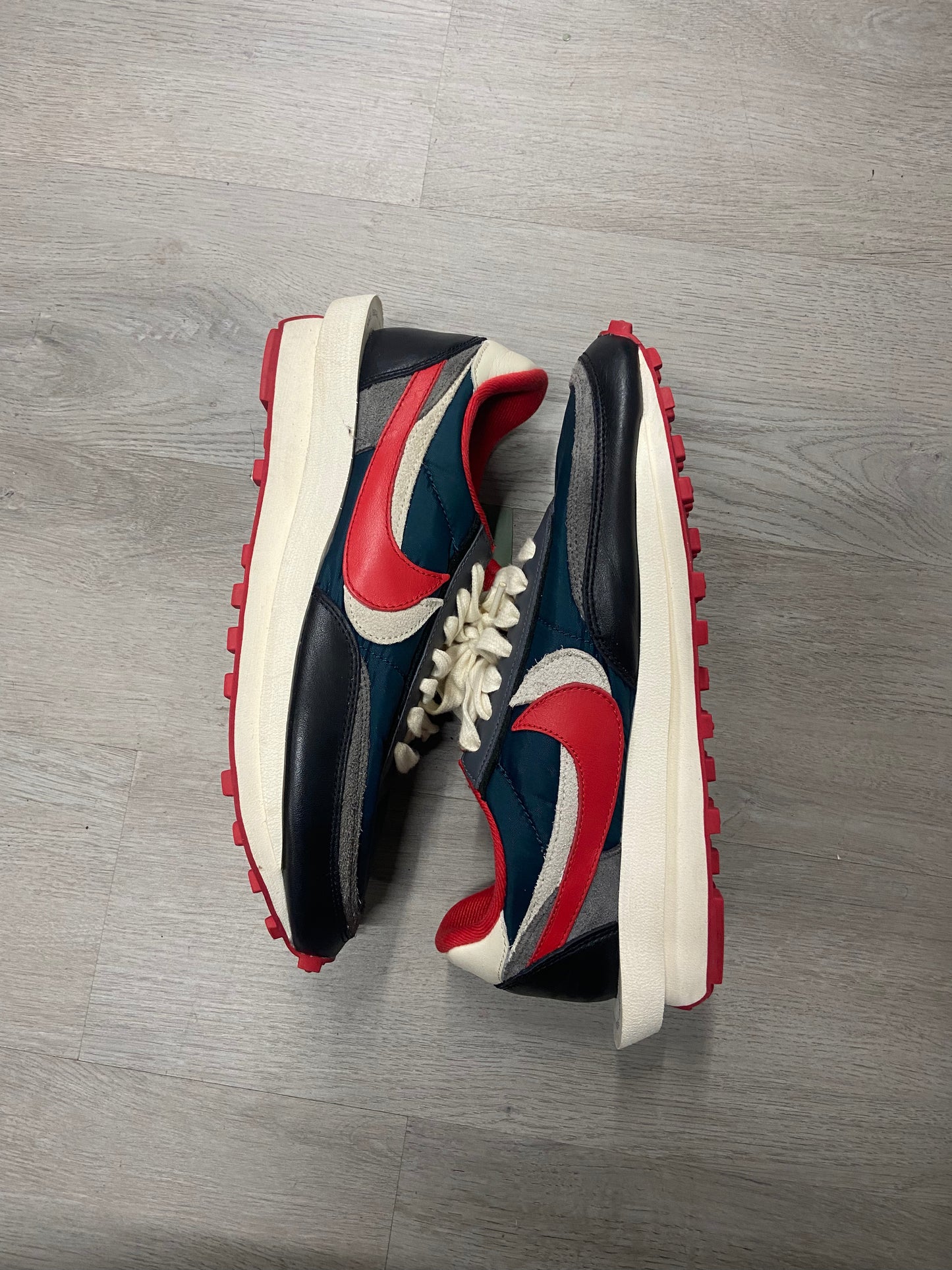 Pre-owned Nike LD Waffle Sacai Undercover Midnight Spruce University Red