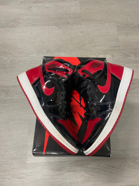 Pre-owned Jordan 1 Retro High Patent Bred