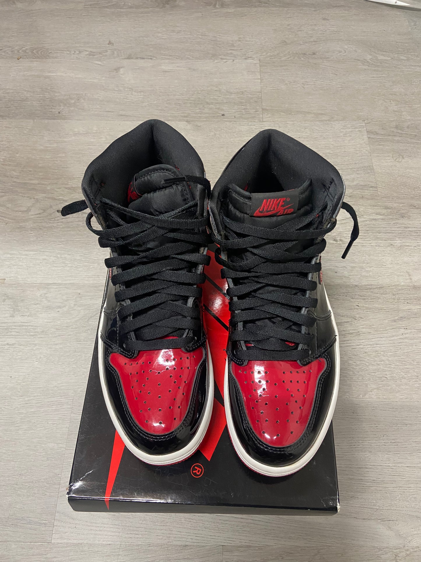 Pre-owned Jordan 1 Retro High Patent Bred