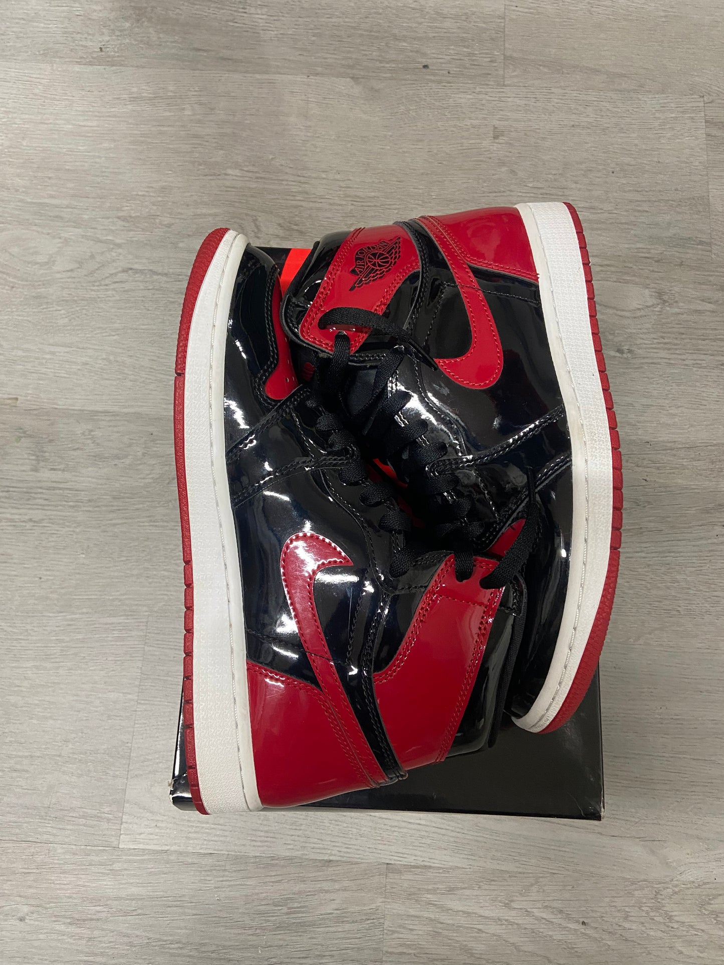 Pre-owned Jordan 1 Retro High Patent Bred