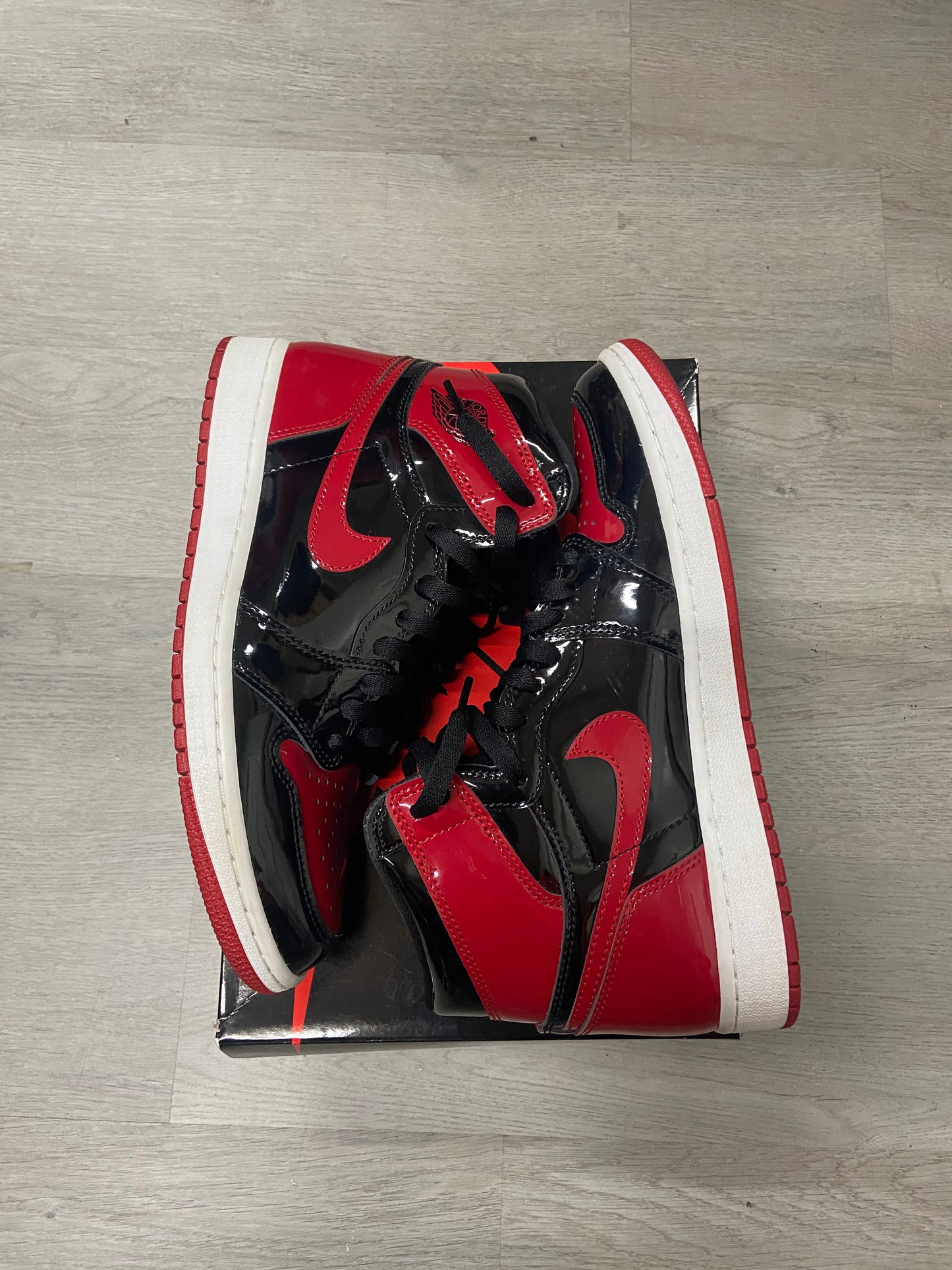 Pre-owned Jordan 1 Retro High Patent Bred