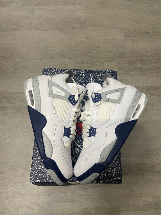 Pre-owned Jordan 4 Retro Midnight Navy