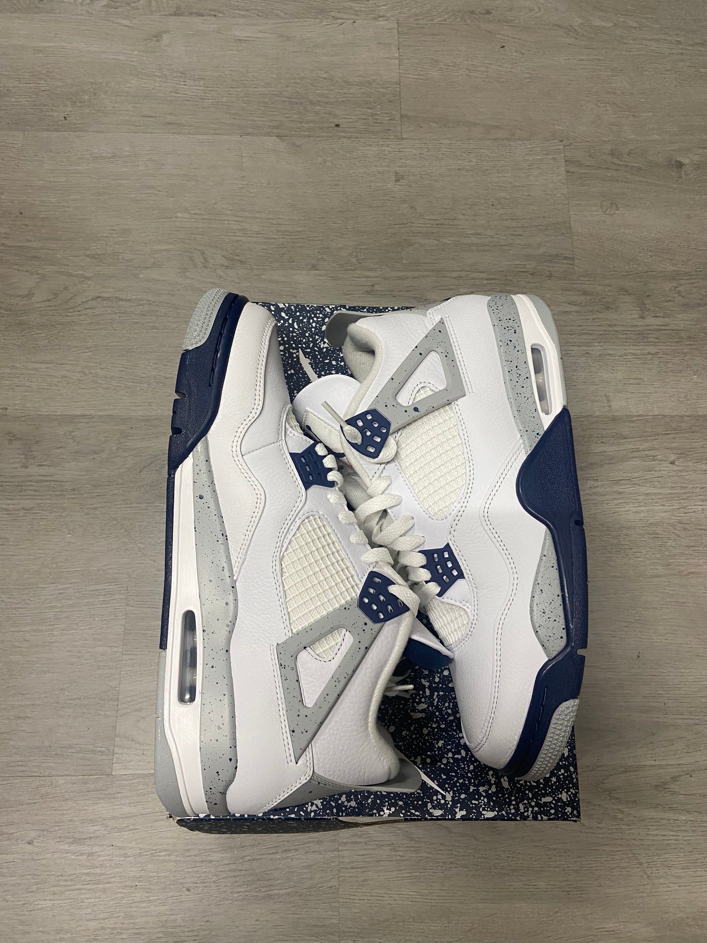 Pre-owned Jordan 4 Retro Midnight Navy