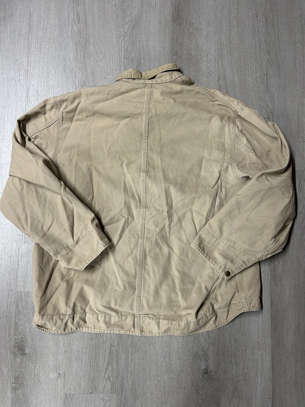 Vintage Khaki Carhartt Canvas Work Jacket