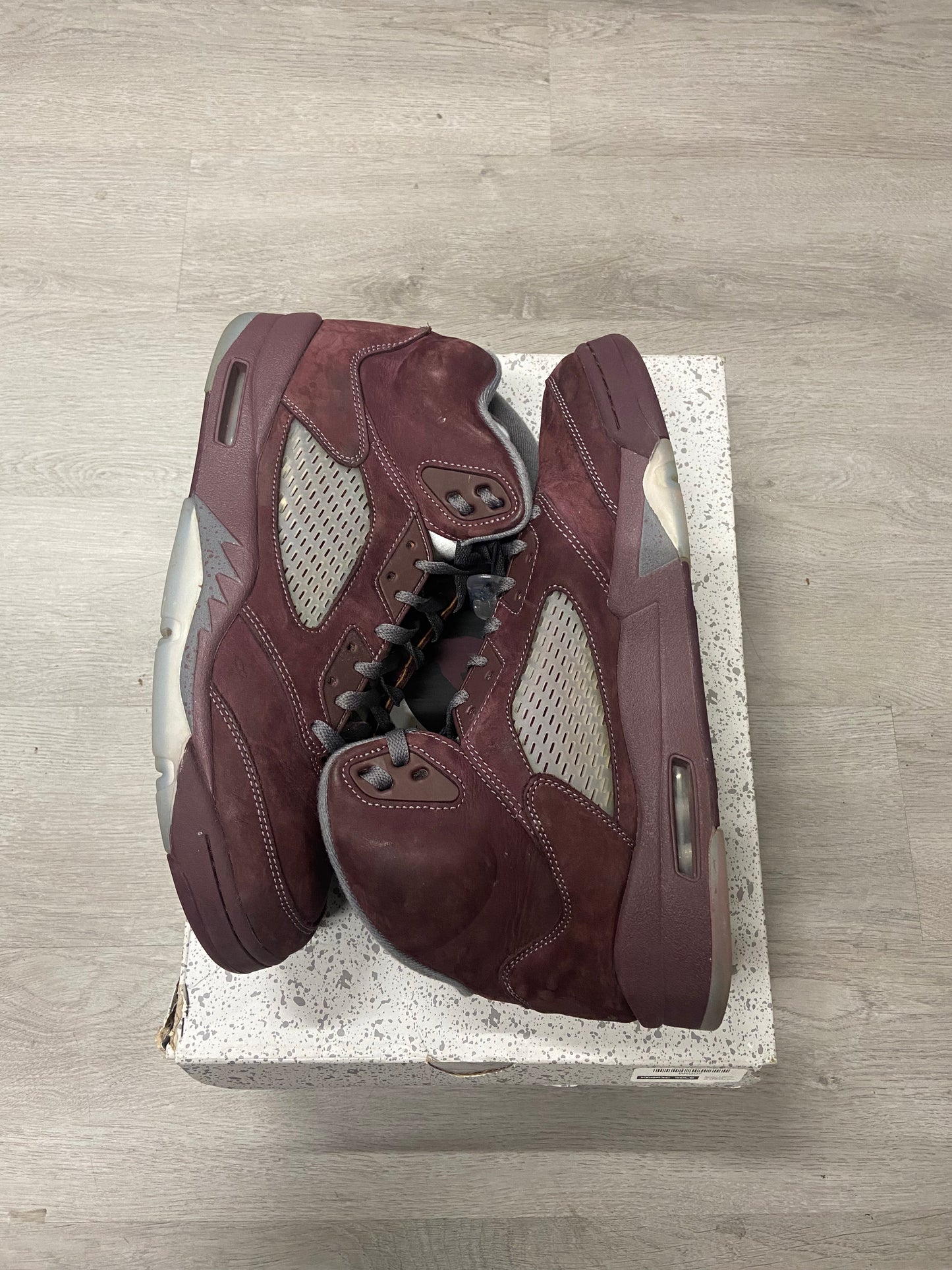 Pre-owned Jordan 5 Retro Burgundy (2023)