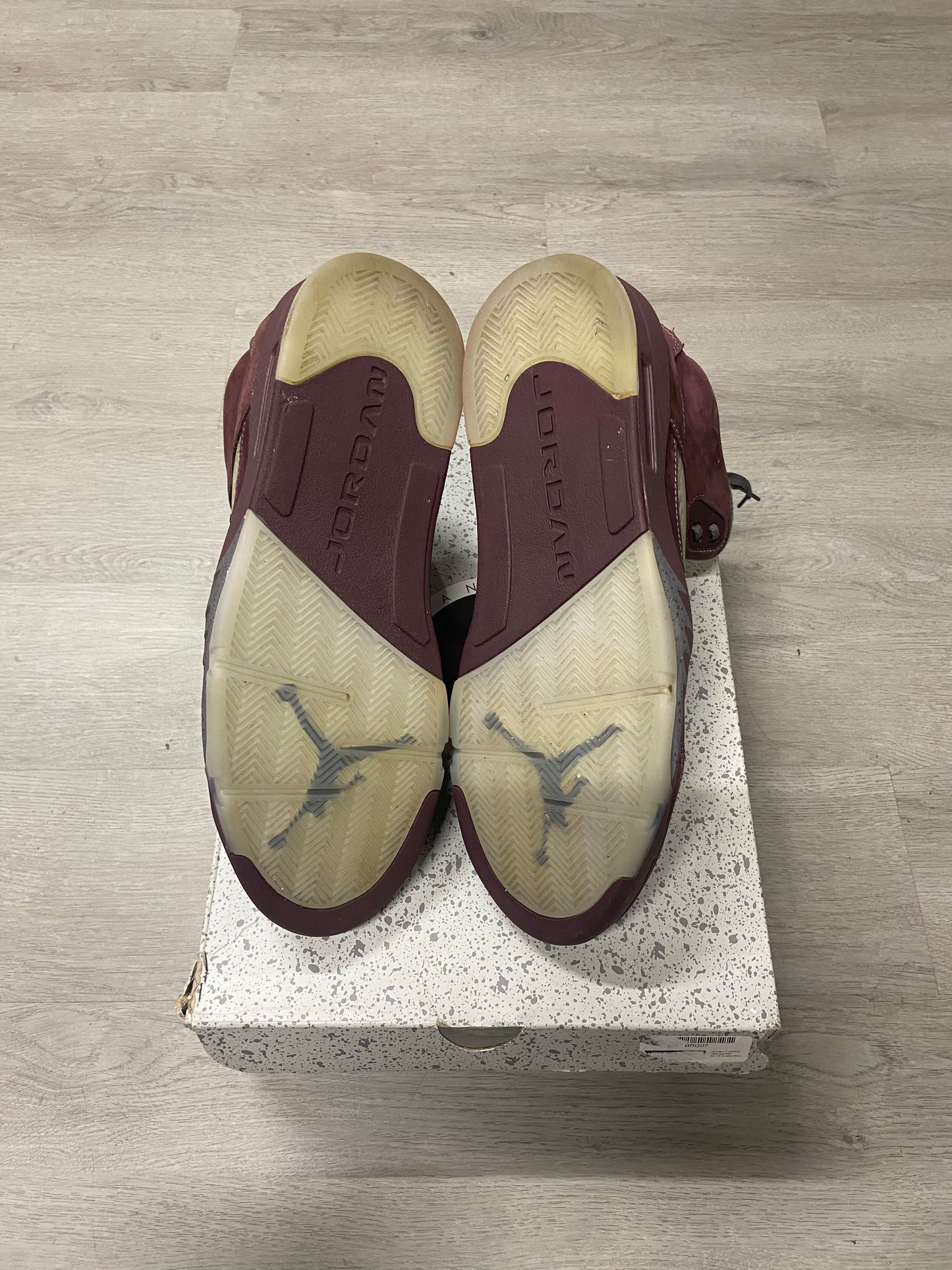 Pre-owned Jordan 5 Retro Burgundy (2023)