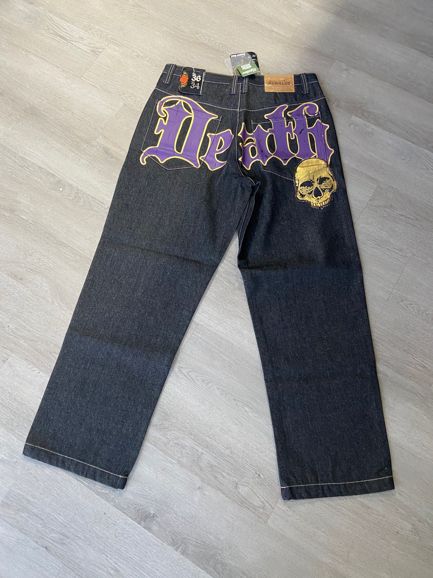 Rawblue Death Y2K  Denim Jeans