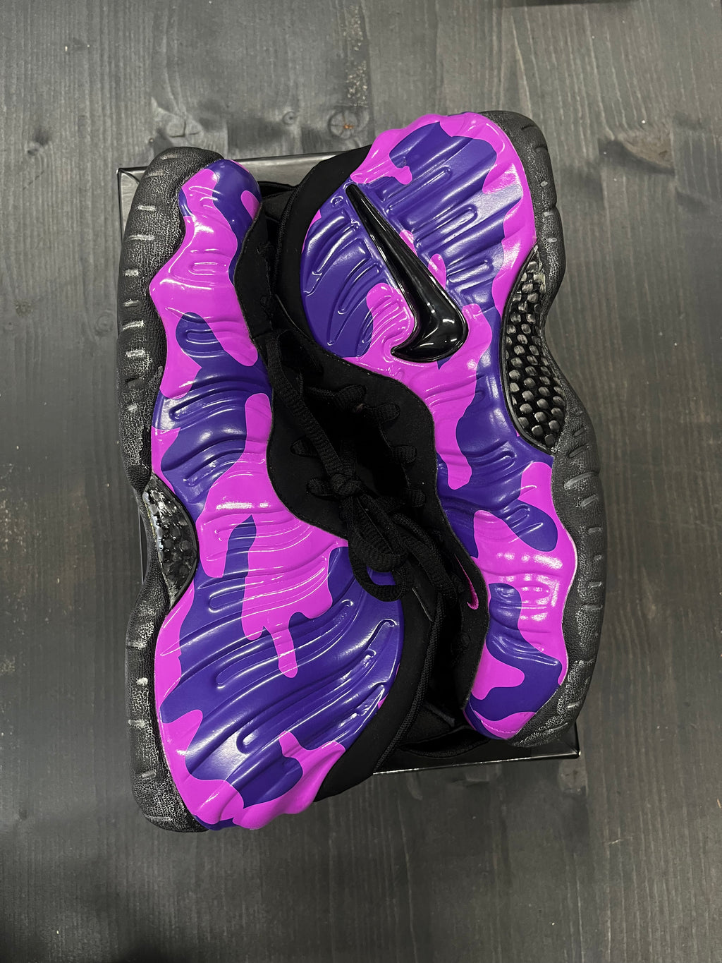 Pre-Owned Air Nike Air Foamposite Pro Purple Camo