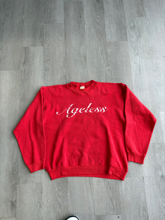 Vintage Russell Ageless Red Script Sweatshirt