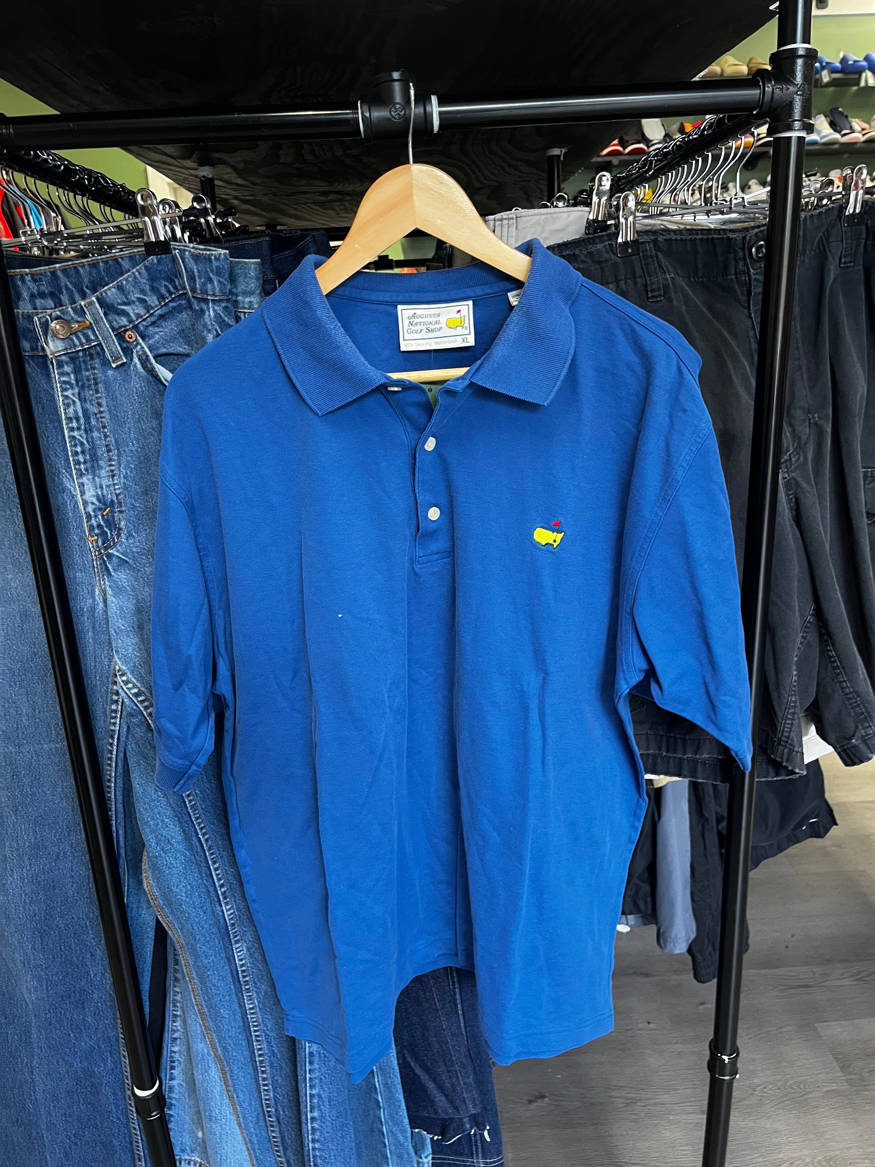 Vintage Masters Blue Button Up