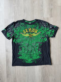 Y2k Green Winged Star AOP Tee