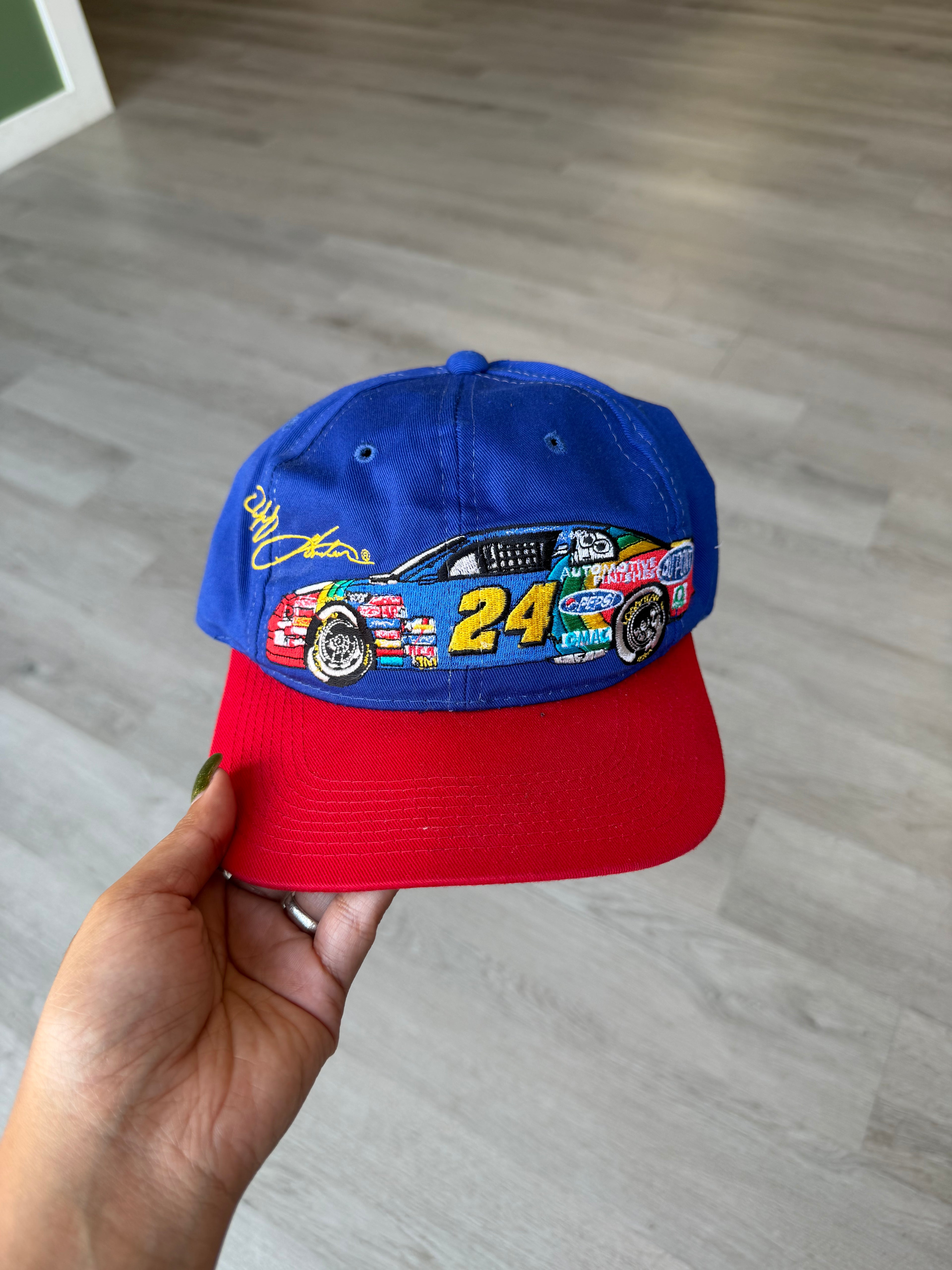 Vintage Jeff Gordon #24 Dupoint Snapback Hat