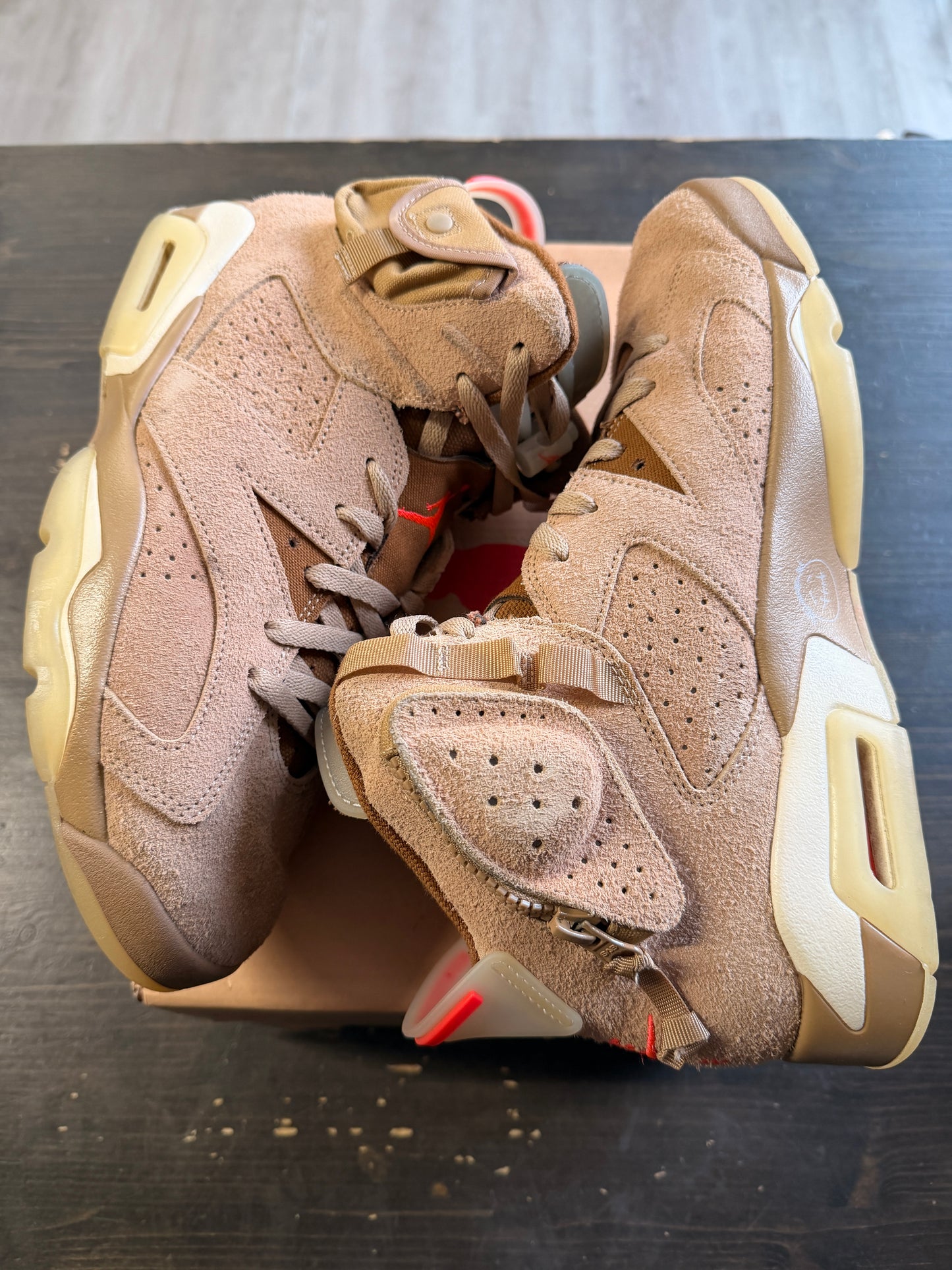 Pre-Owned Jordan 6 Retro Travis Scott British Khaki