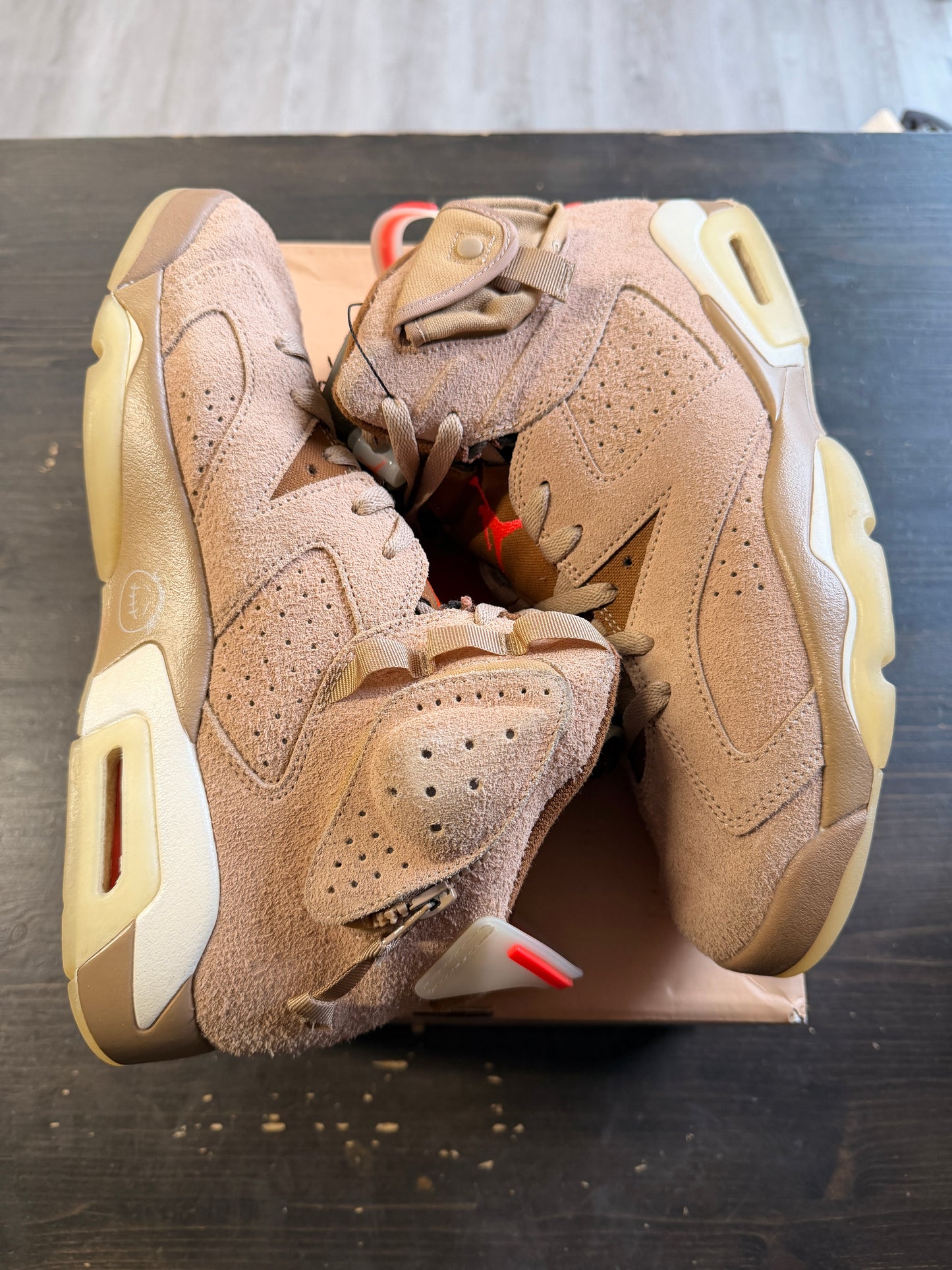 Pre-Owned Jordan 6 Retro Travis Scott British Khaki