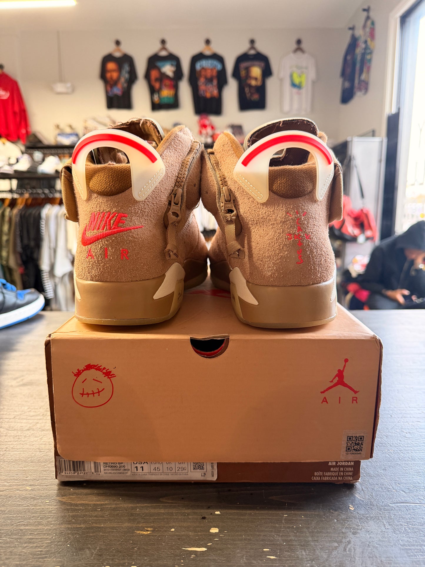 Pre-Owned Jordan 6 Retro Travis Scott British Khaki