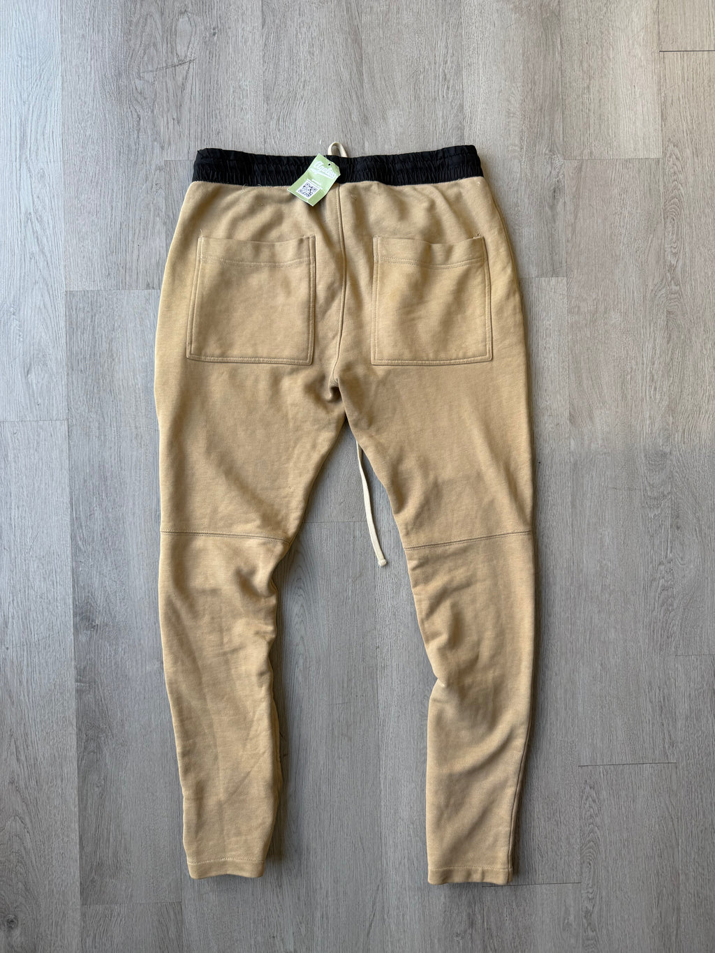 Fear of God Essentials Tan Ankle Zip Sweatpants