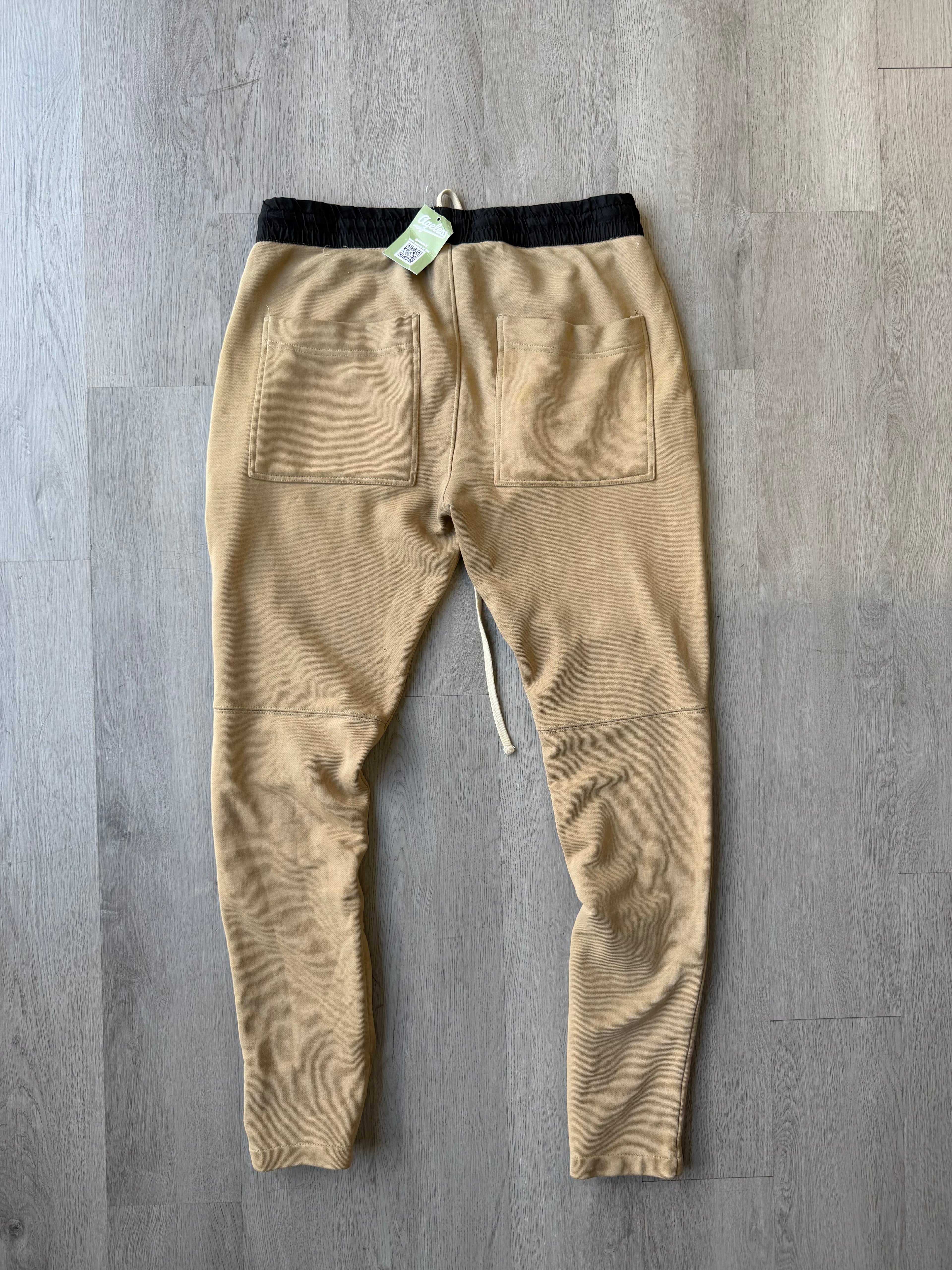 Fear of God Essentials Tan Ankle Zip Sweatpants