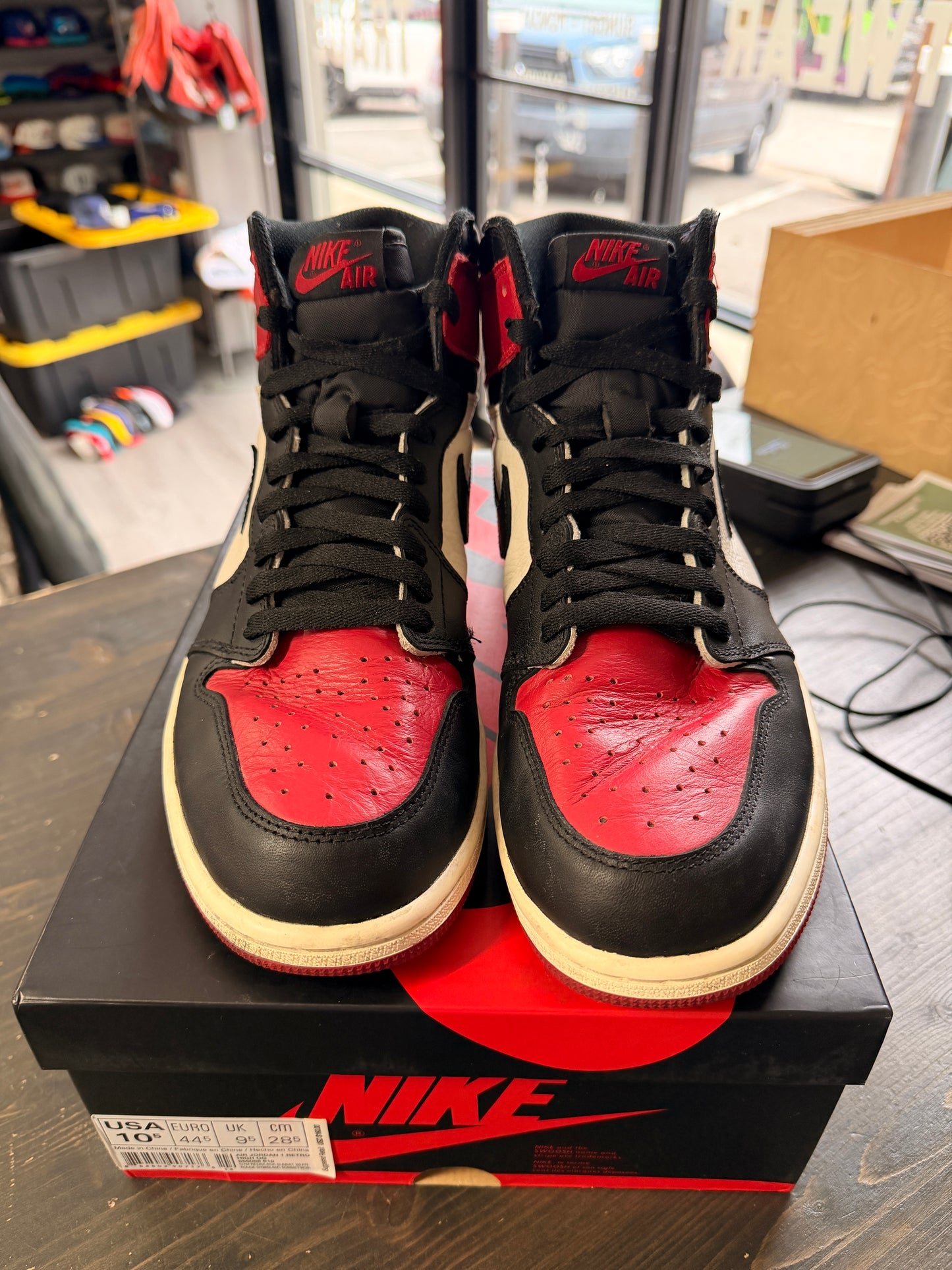 Pre-Owned Jordan 1 Retro High Bred Toe