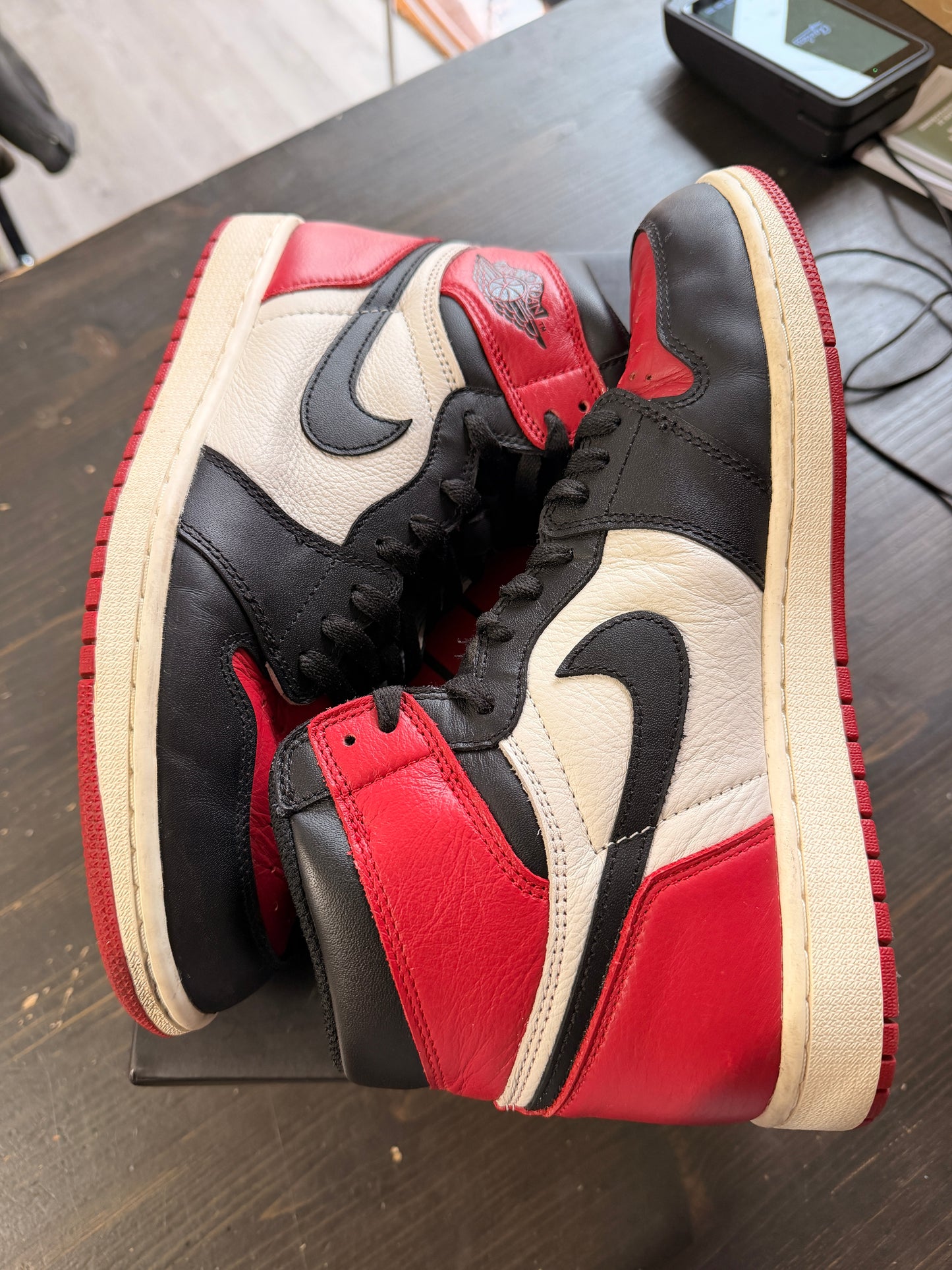 Pre-Owned Jordan 1 Retro High Bred Toe