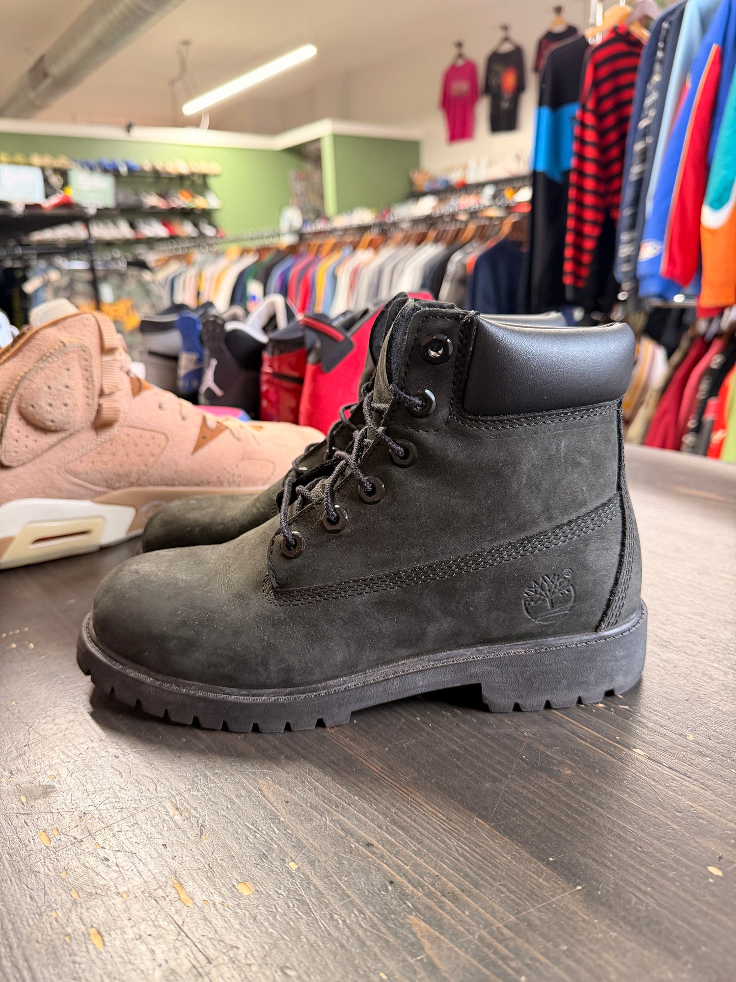 Pre-Owned Timberland Premium 6-Inch Waterproof Boots Black