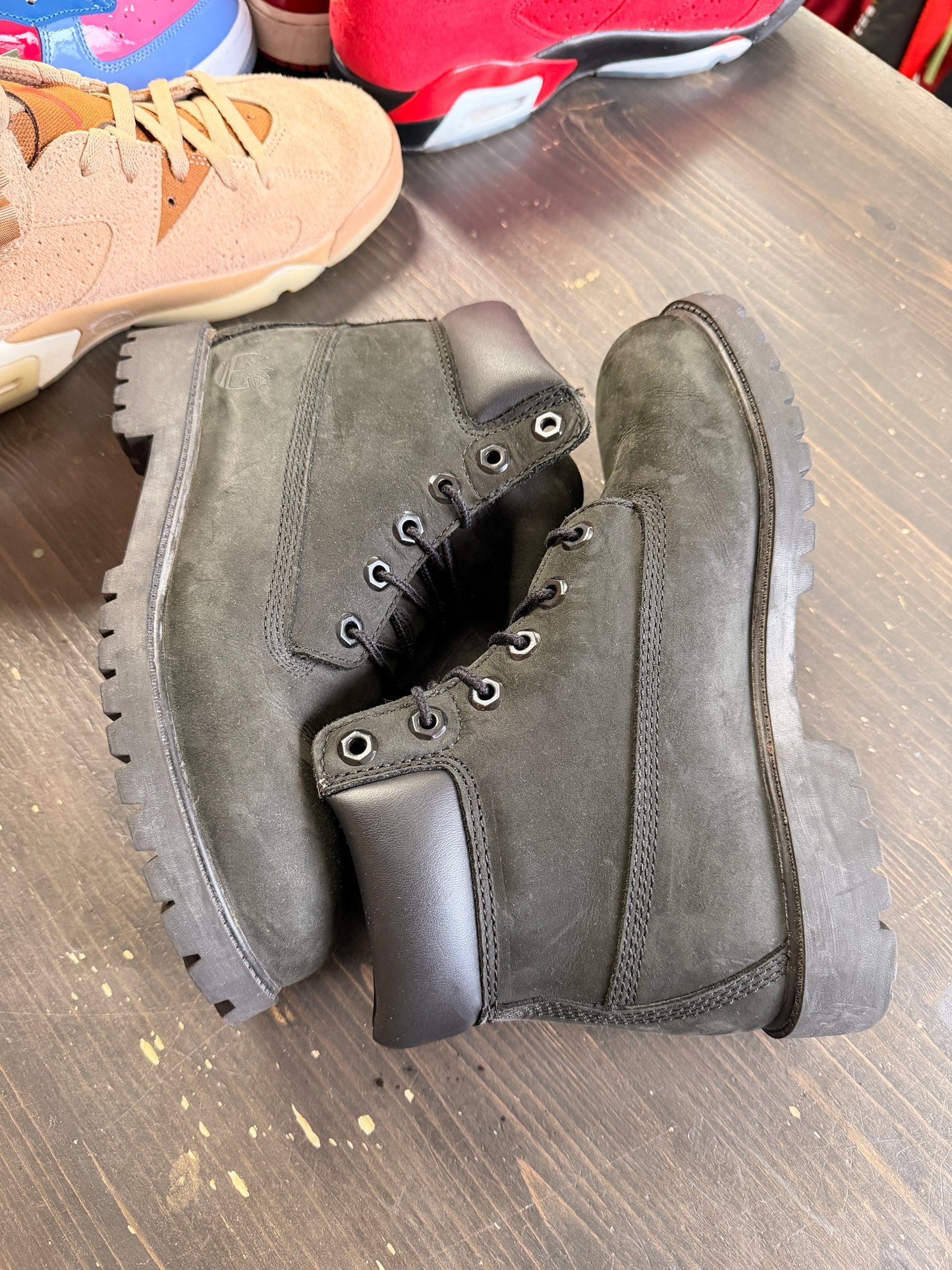 Pre-Owned Timberland Premium 6-Inch Waterproof Boots Black