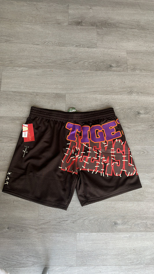 Travis Scott x Mitchell & Ness Clemson Tigers Shorts