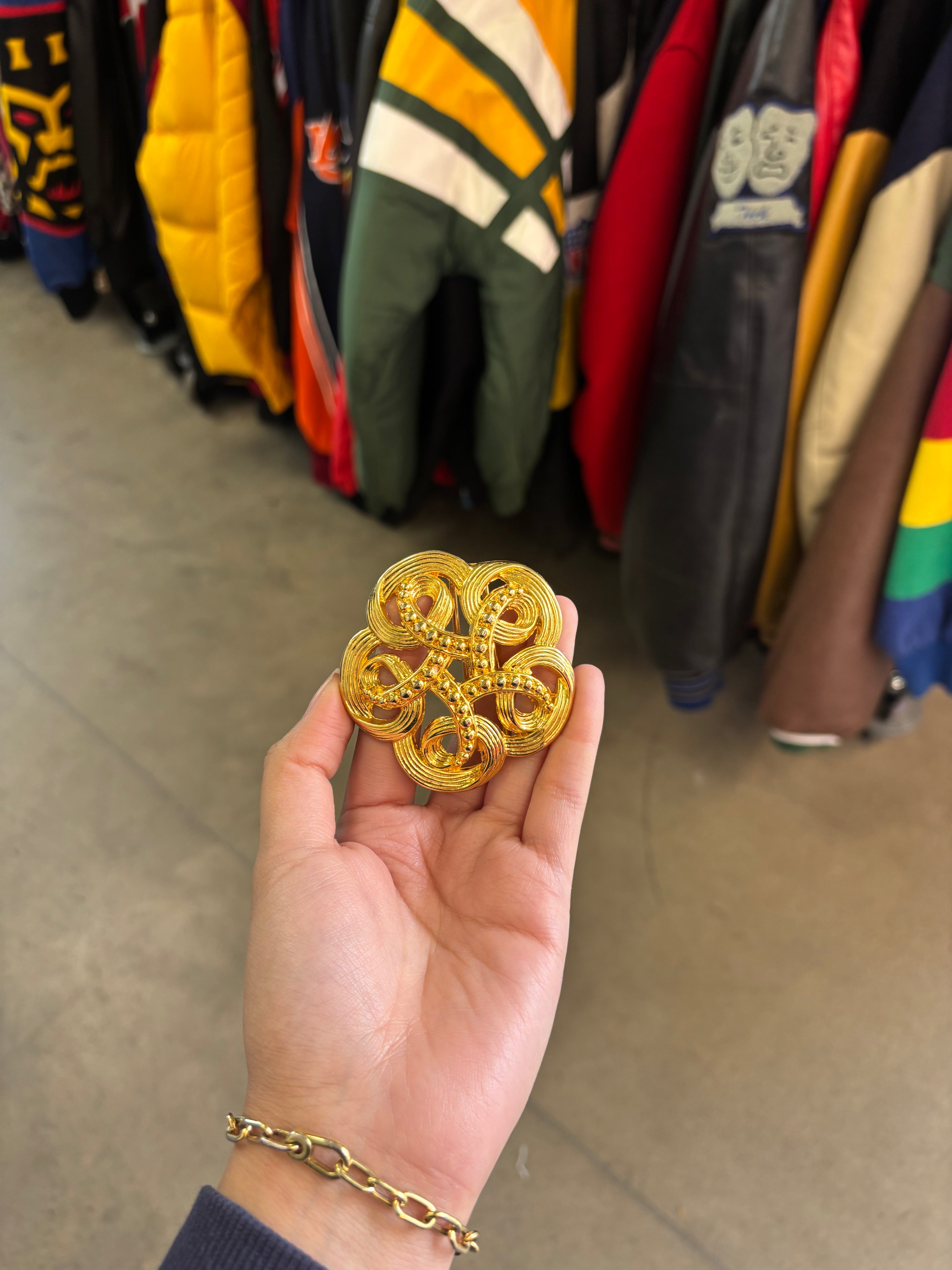 Vintage Gold-Toned Belt Buckle