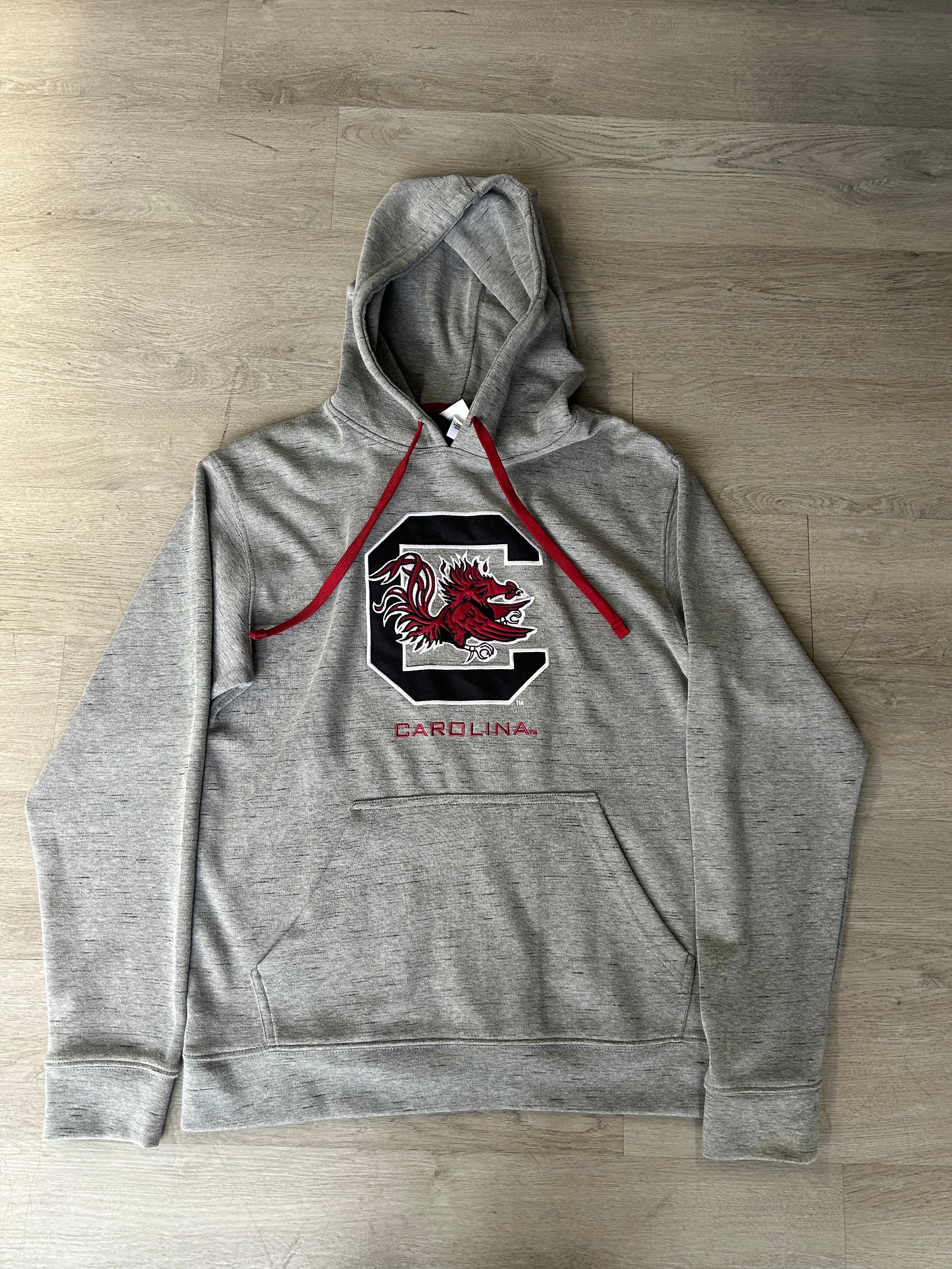 Vintage Grey Carolina Gamecocks Hoodie