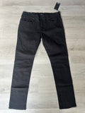 True Religion Black Rocco Flap Jeans