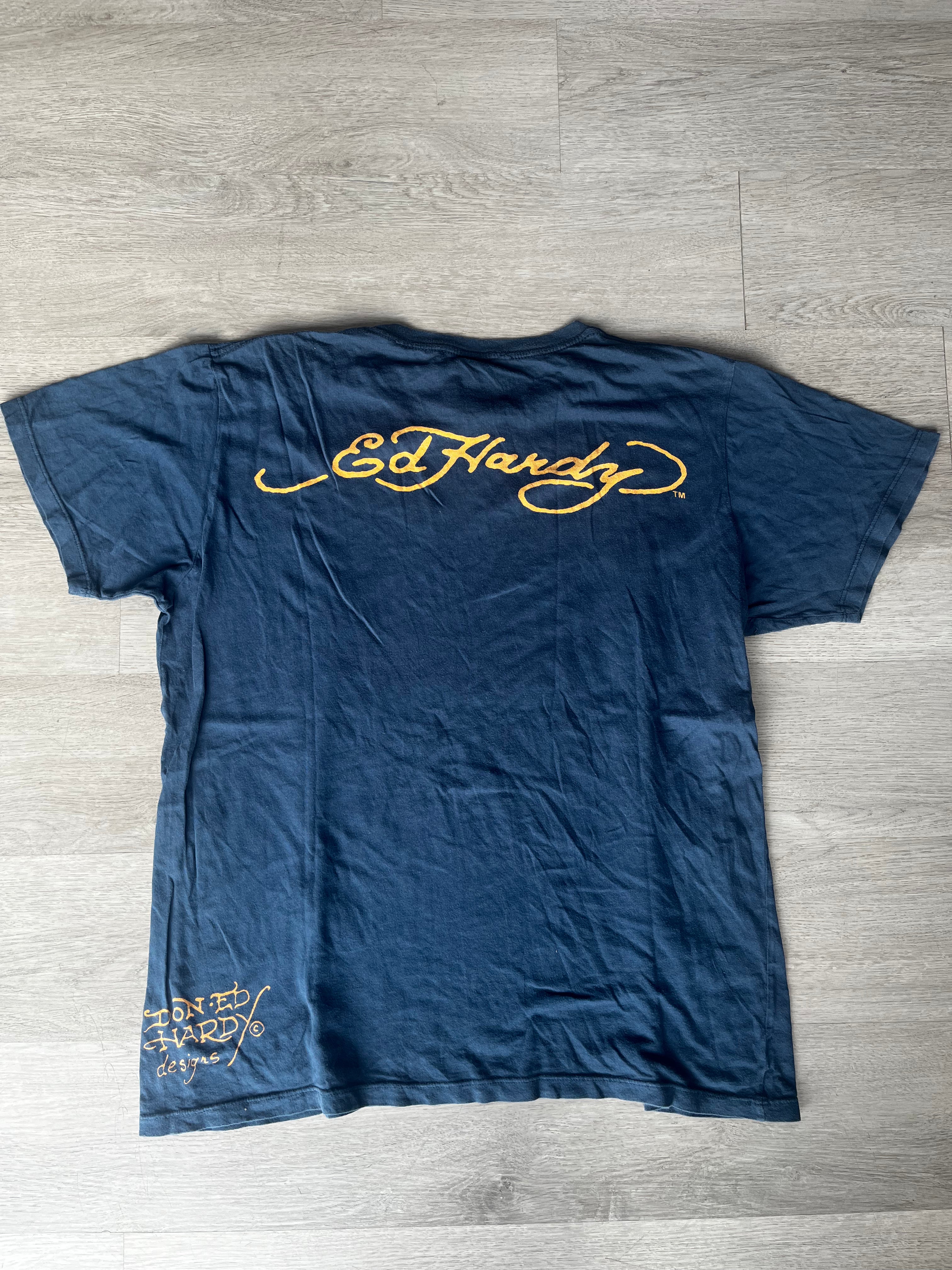 Y2K Ed Hardy Panther Head Tee