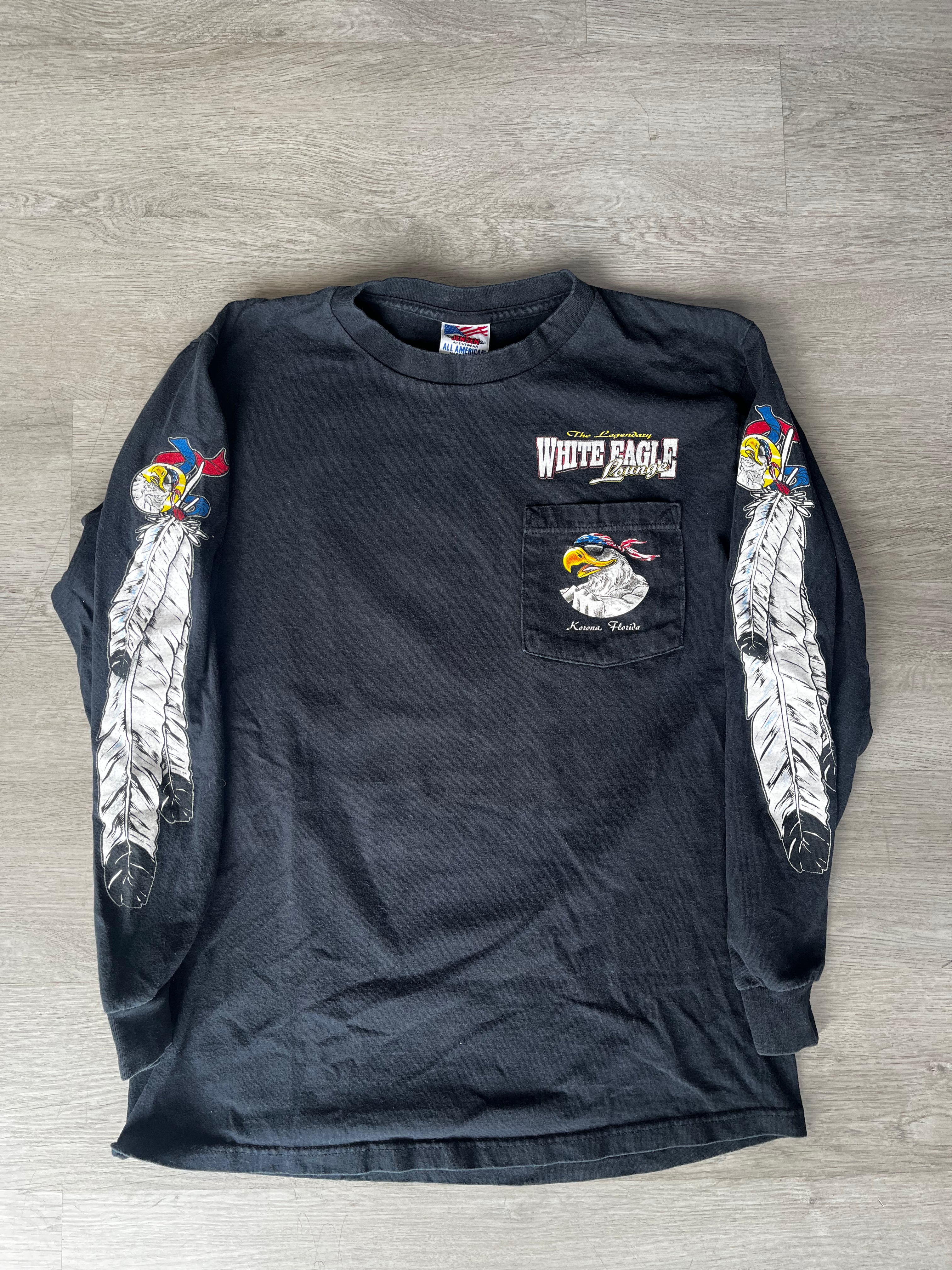 Vintage White Eagle Lounge Tee