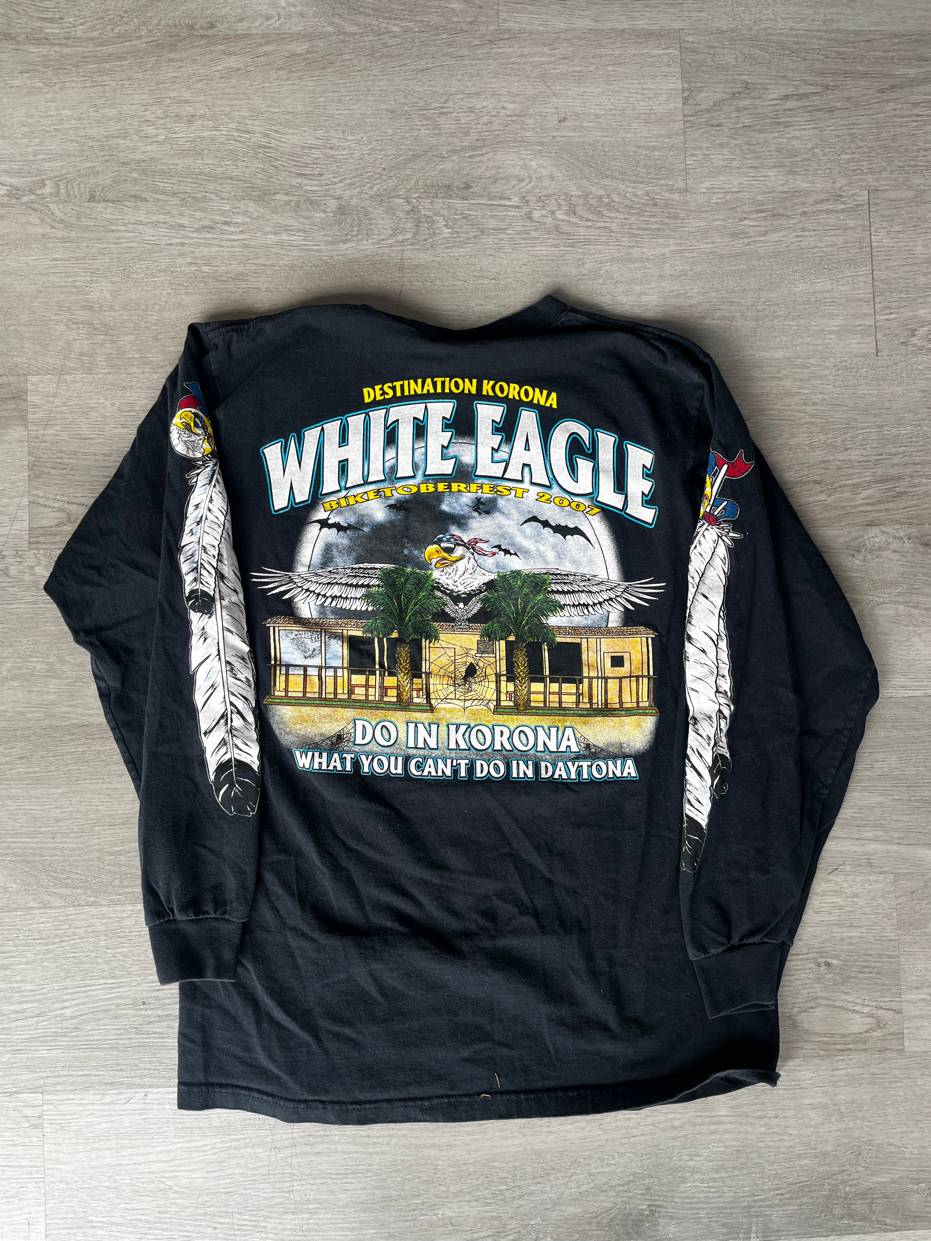 Vintage White Eagle Lounge Tee