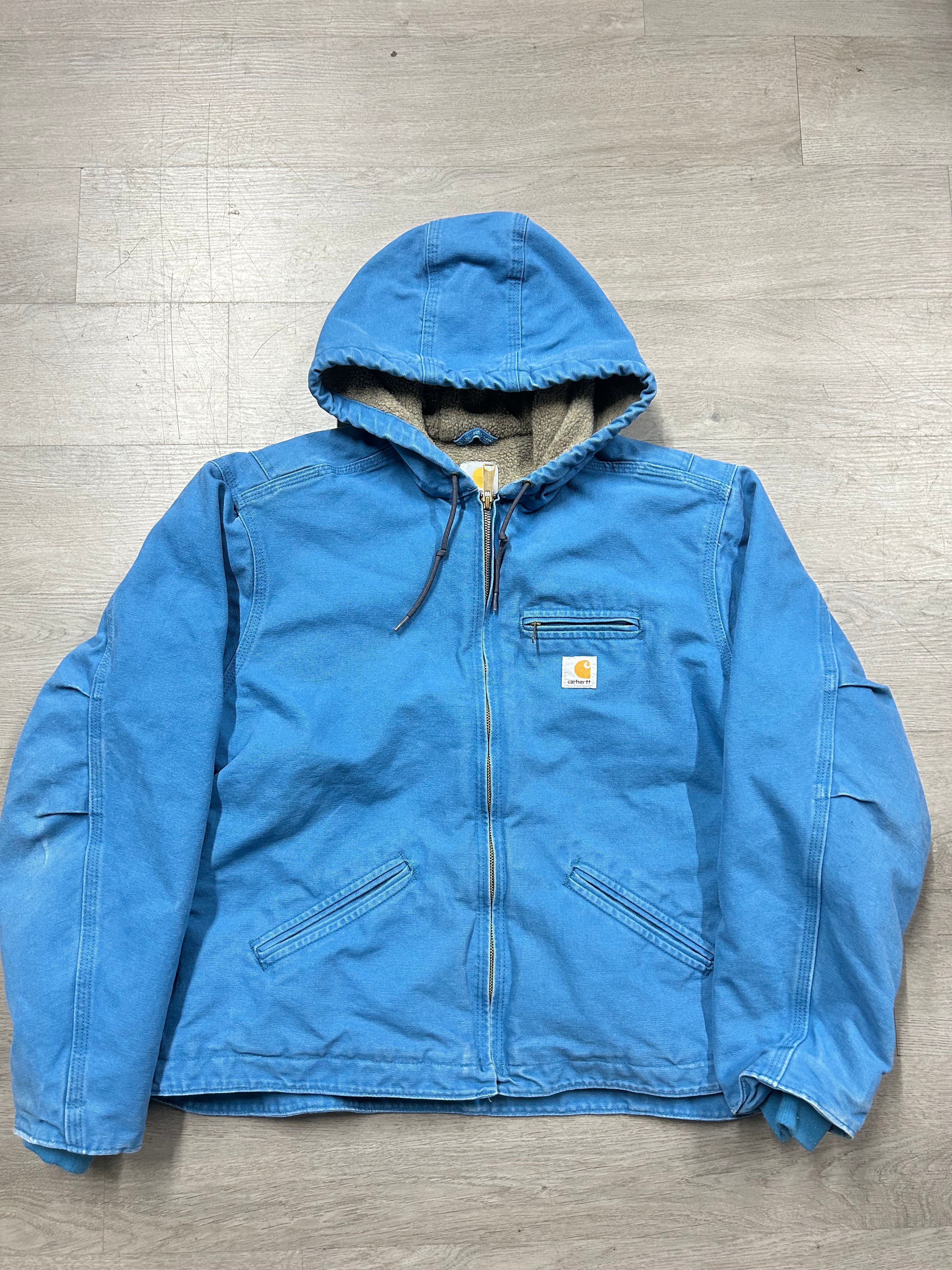 Vintage Women’s Carhartt Sky Blue Jacket