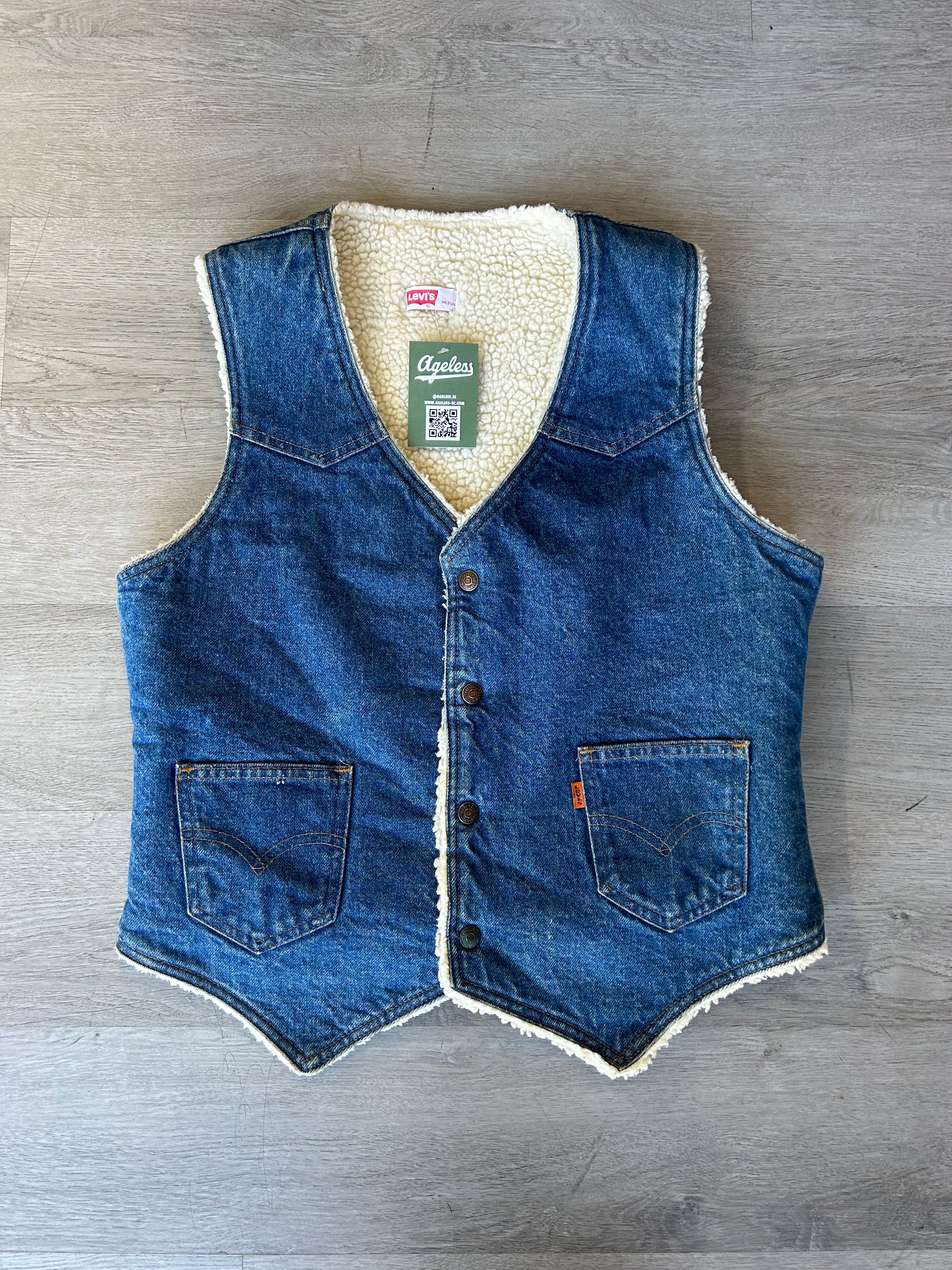 Vintage Levi’s Denim Fleeced Vest