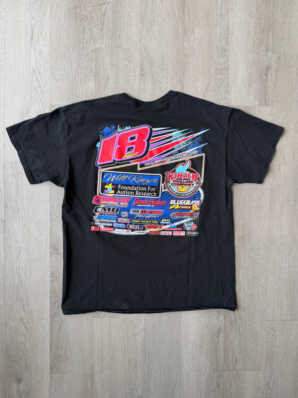 Vintage Brandon Kinzer Racing Tee