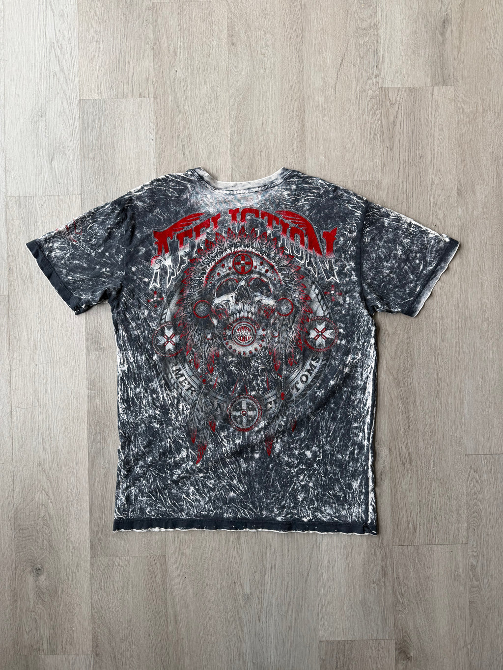Vintage Affliction Acid Wash Tee