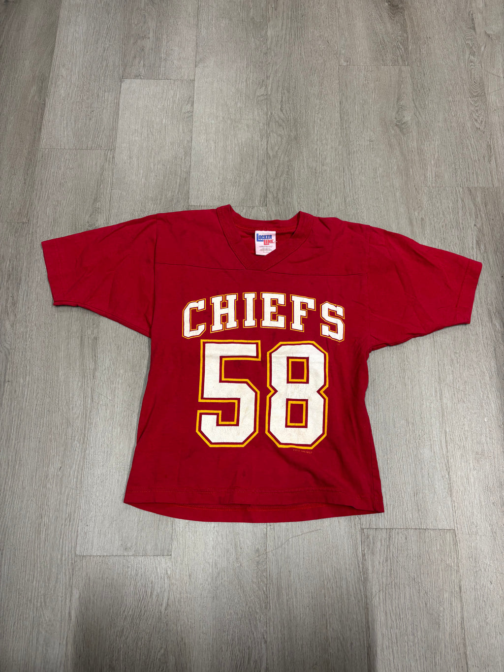 Youth Vintage Kansas City Chiefs Jersey Tee