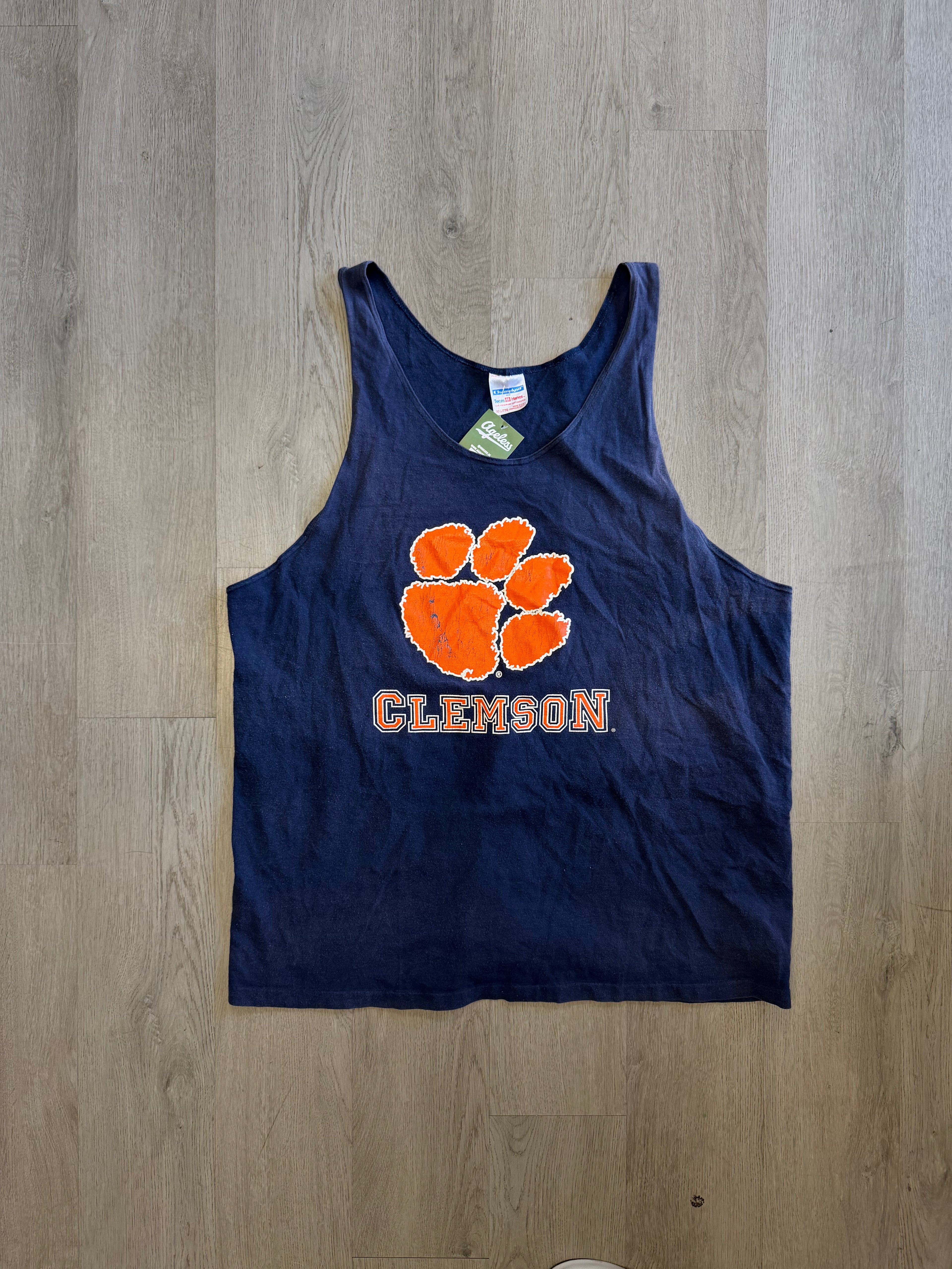 Vintage Clemson University Navy Tank