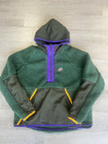Nike Half Zip Green Sherpa Hoodie
