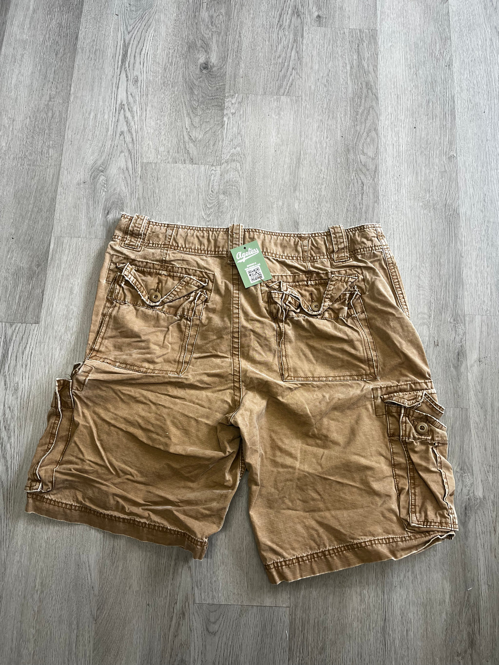 Vintage Mossimo Supply Co Khaki Cargo Shorts
