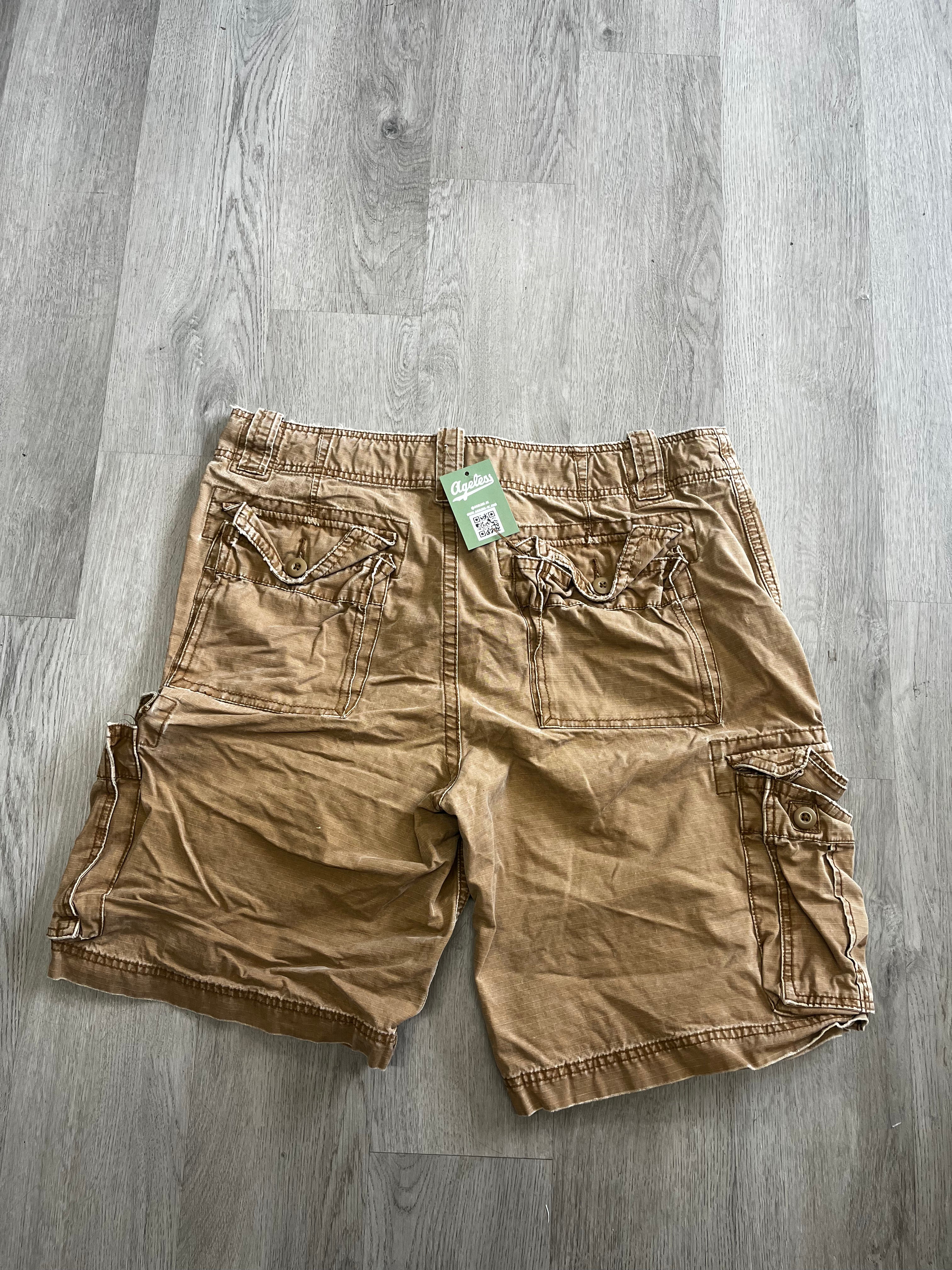 Vintage Mossimo Supply Co Khaki Cargo Shorts