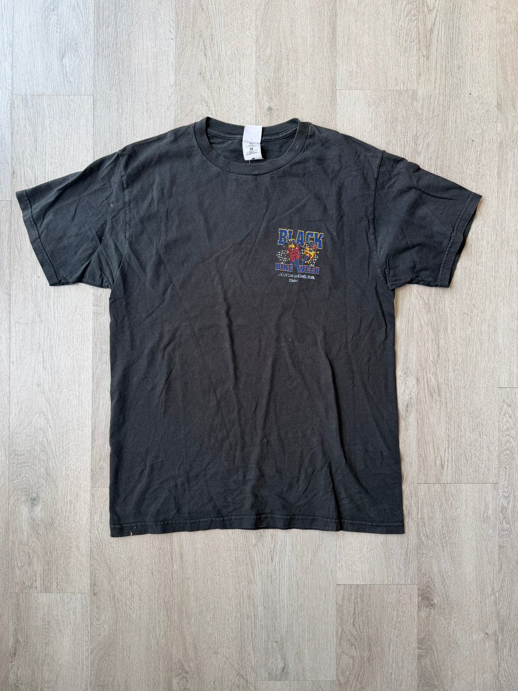 Vintage 2001 Black Bike Week Tee