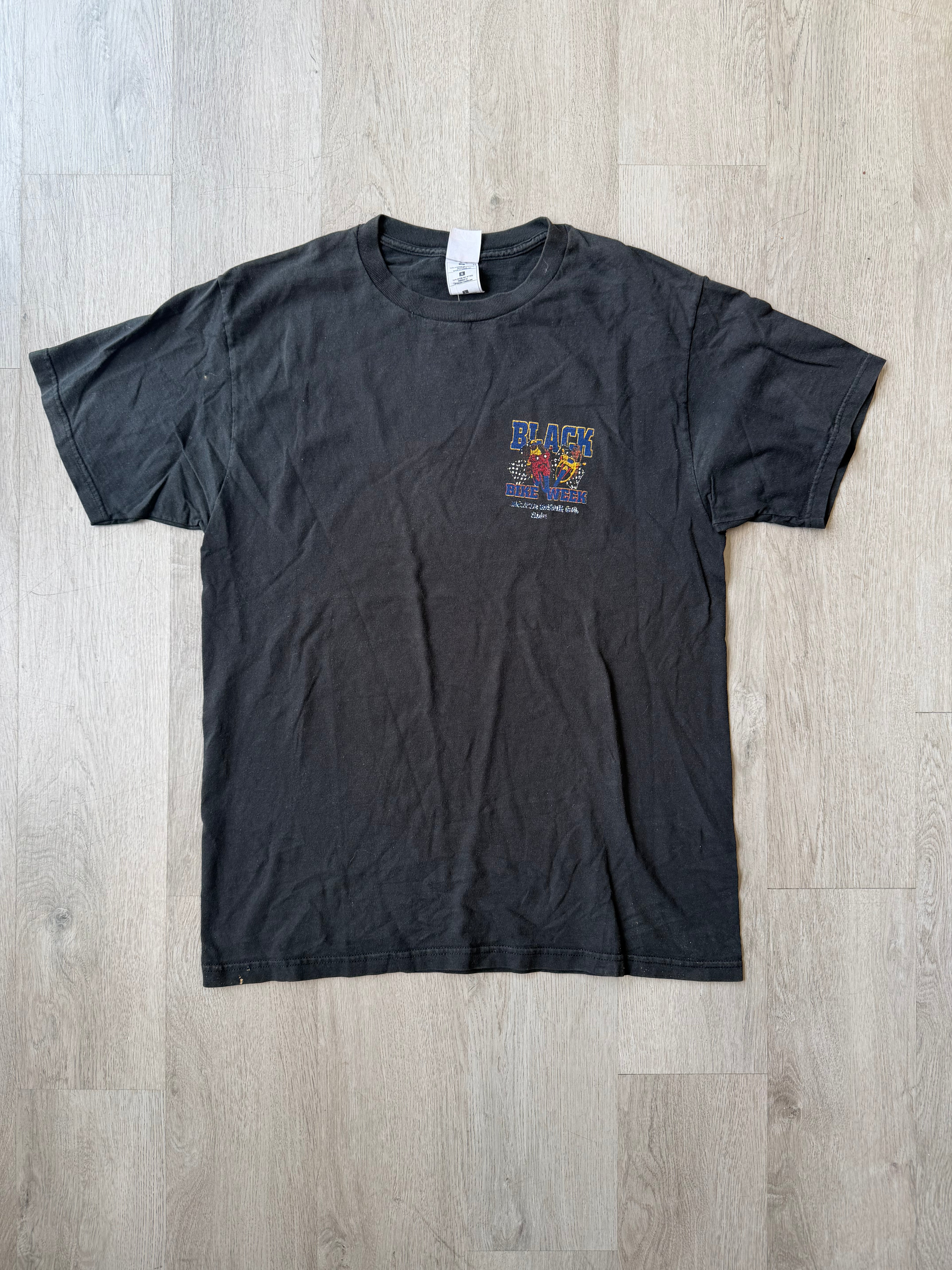 Vintage 2001 Black Bike Week Tee