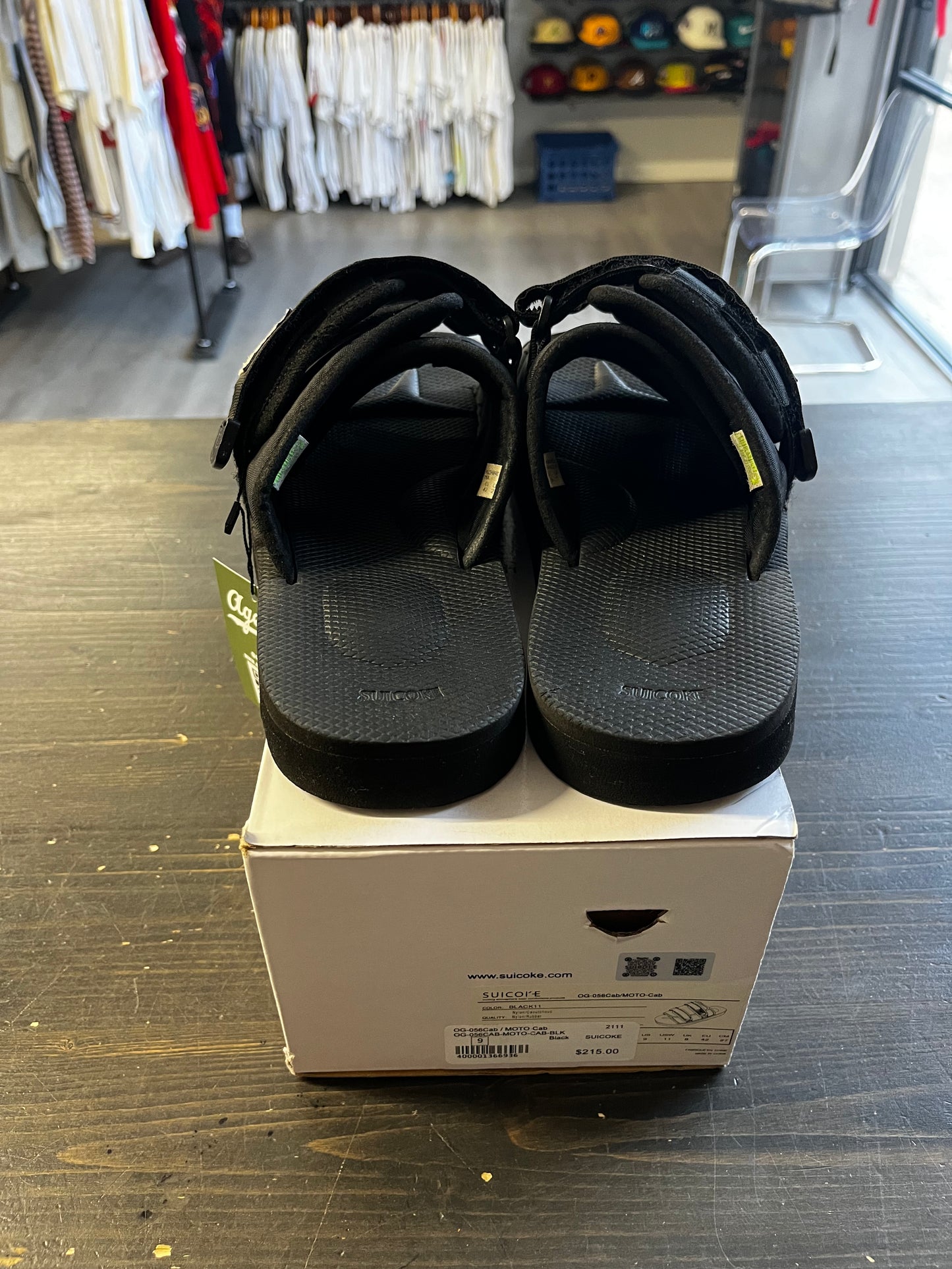 Pre-Owned Suicoke MOTO-CAB (OG-056CAB) Black