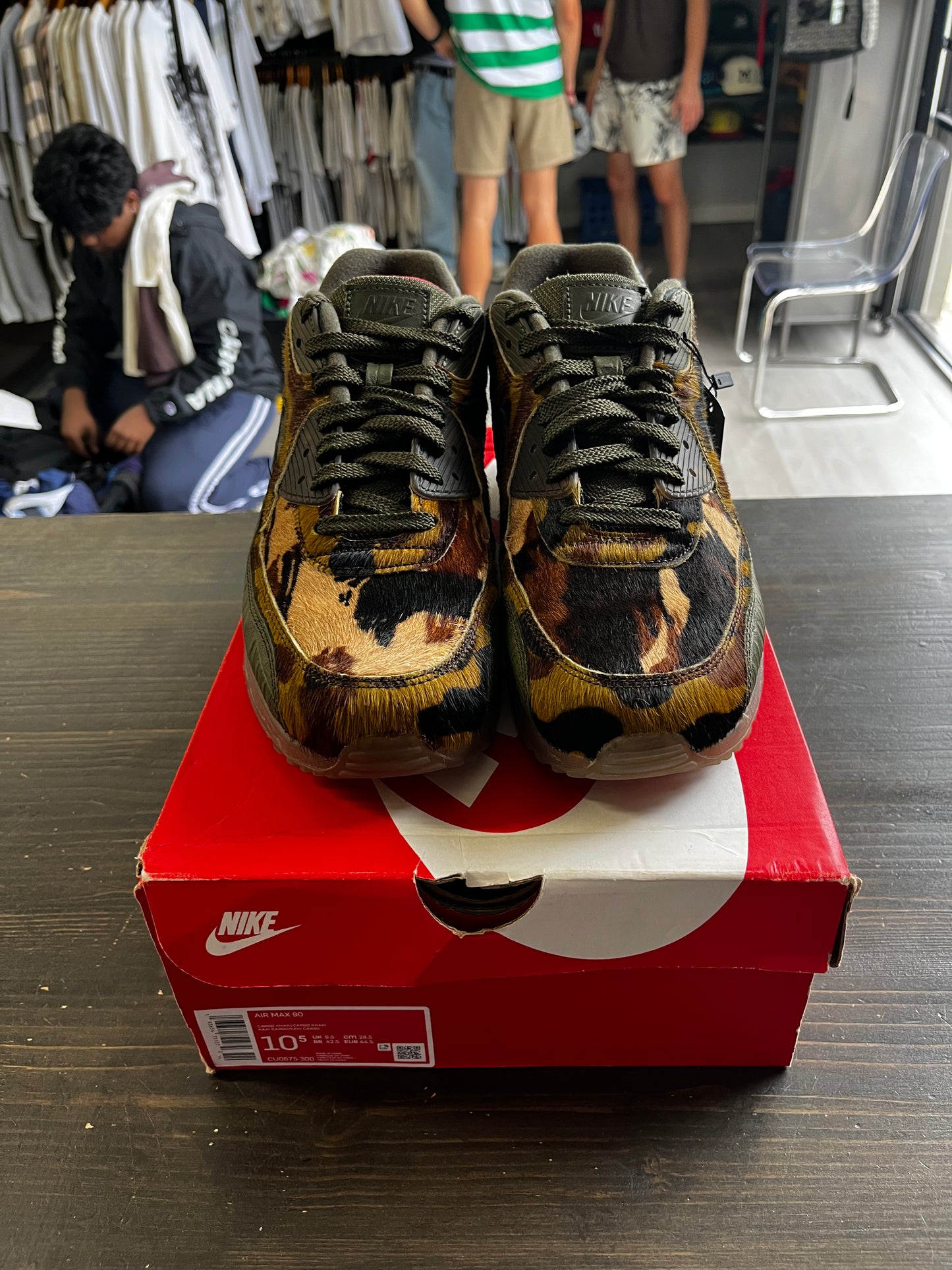 Pre-Owned Nike Air Max 90 Camo Croc